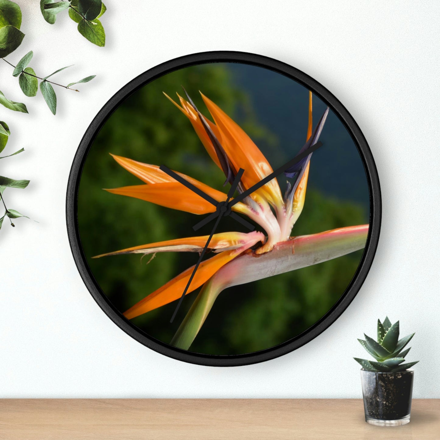Flowers 26 Wall Clock