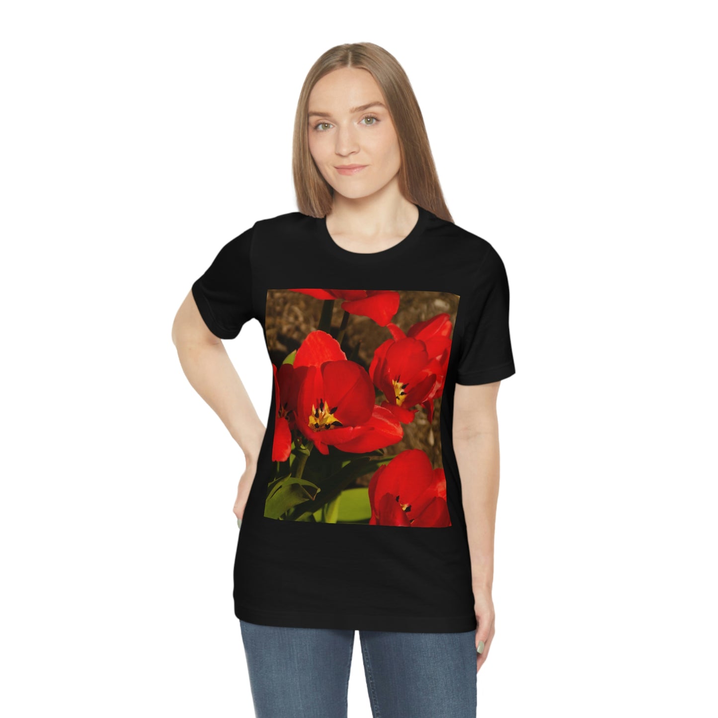 Flowers 05 Unisex Jersey Short Sleeve Tee