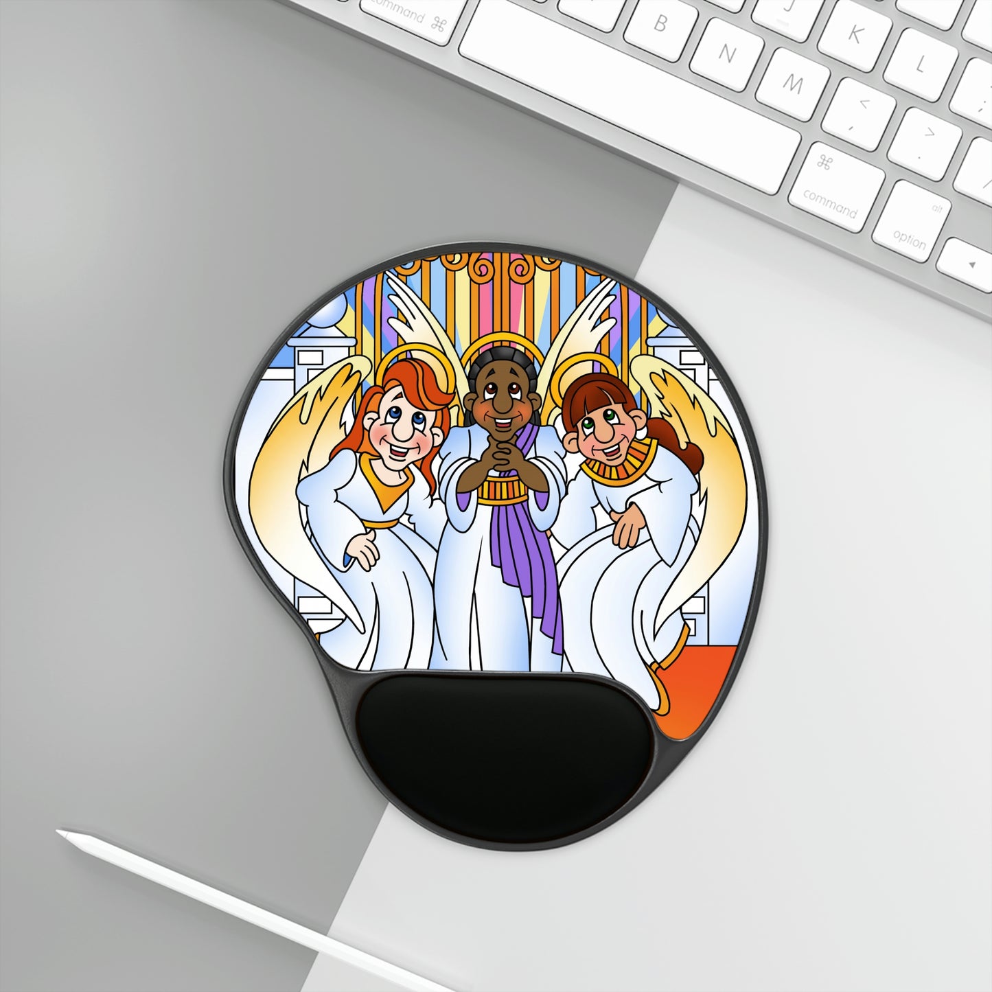 Shirley, Goodness, and Mercy Mouse Pad With Wrist Rest
