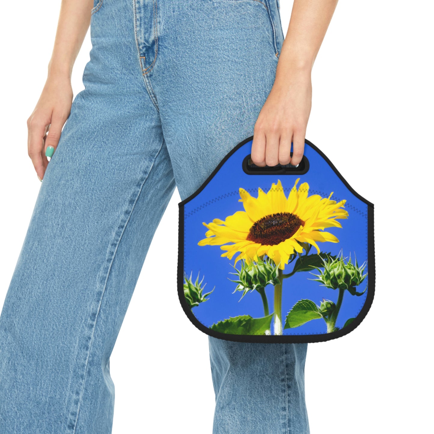 Flowers 02 Neoprene Lunch Bag