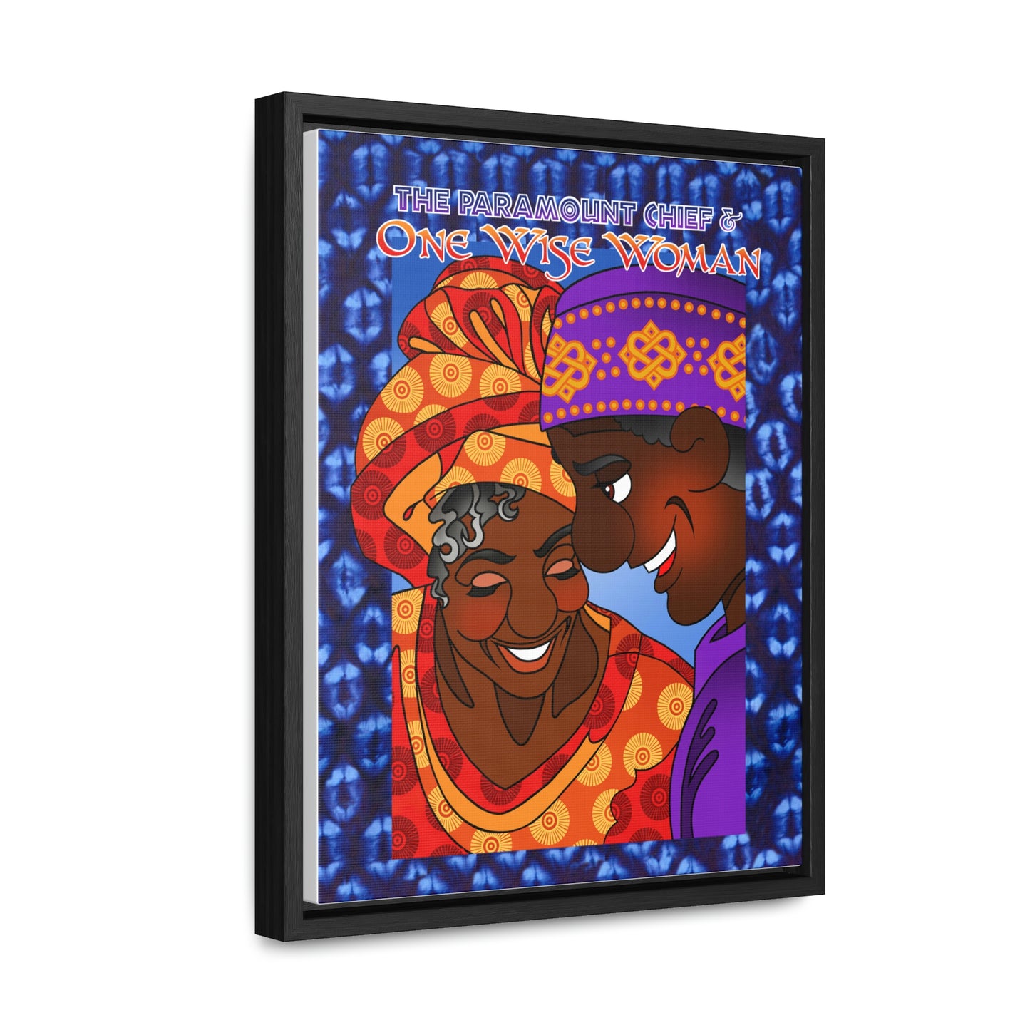 The Paramount Chief and One Wise Woman Gallery Canvas Wraps, Vertical Frame
