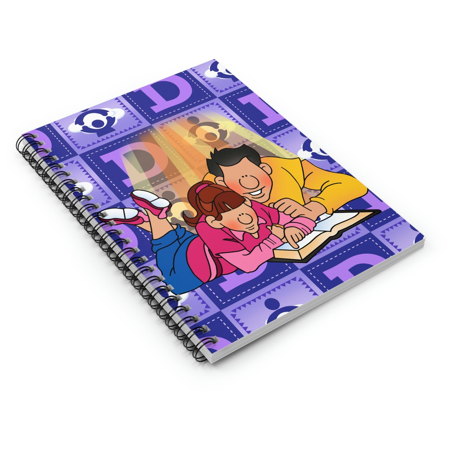 The Bible as Simple as ABC D Spiral Notebook - Ruled Line
