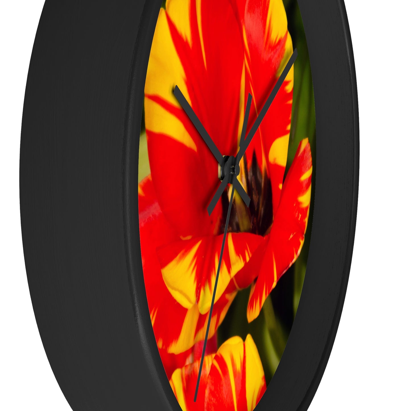 Flowers 12 Wall Clock