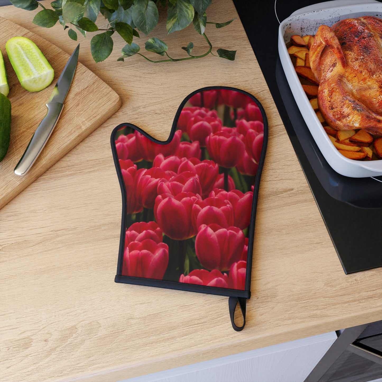 Flowers 15 Oven Glove