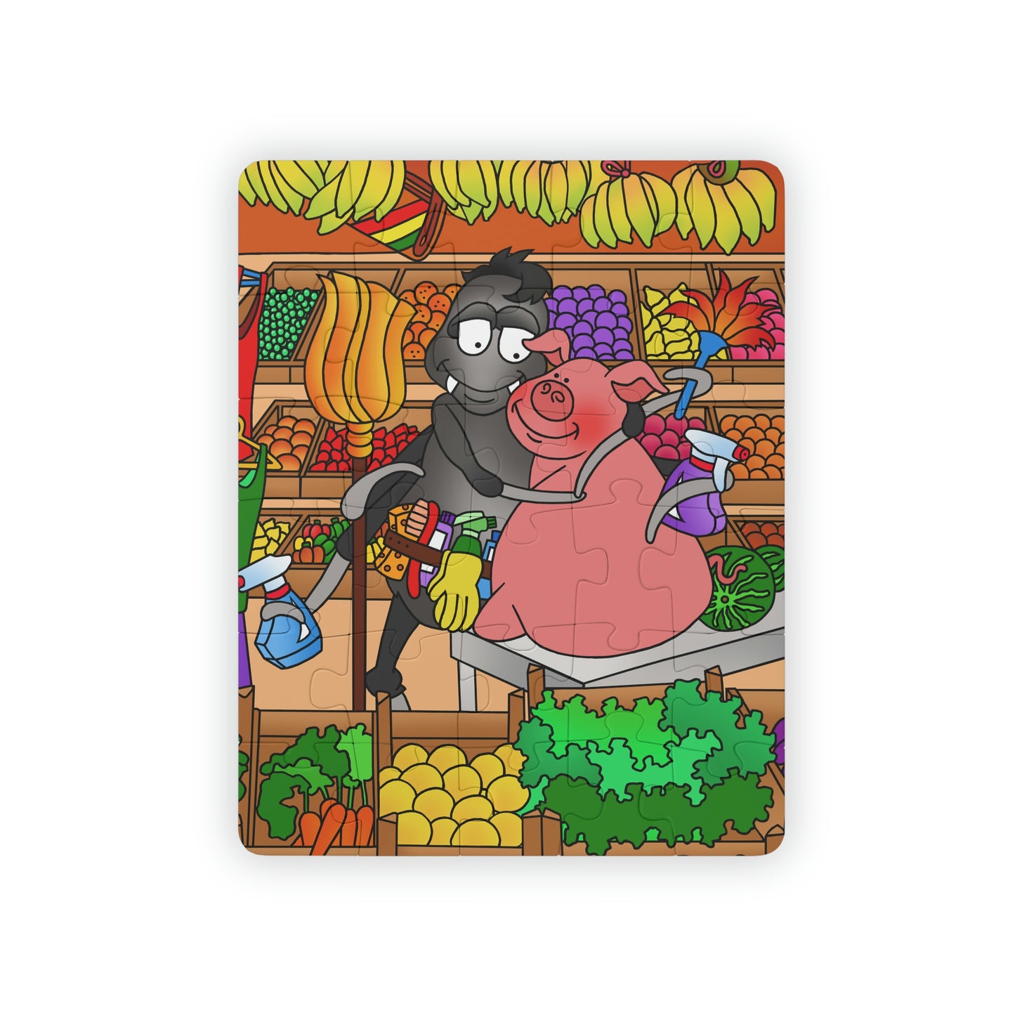 Anansi and the Market Pig Kids' Puzzle, 30-Piece