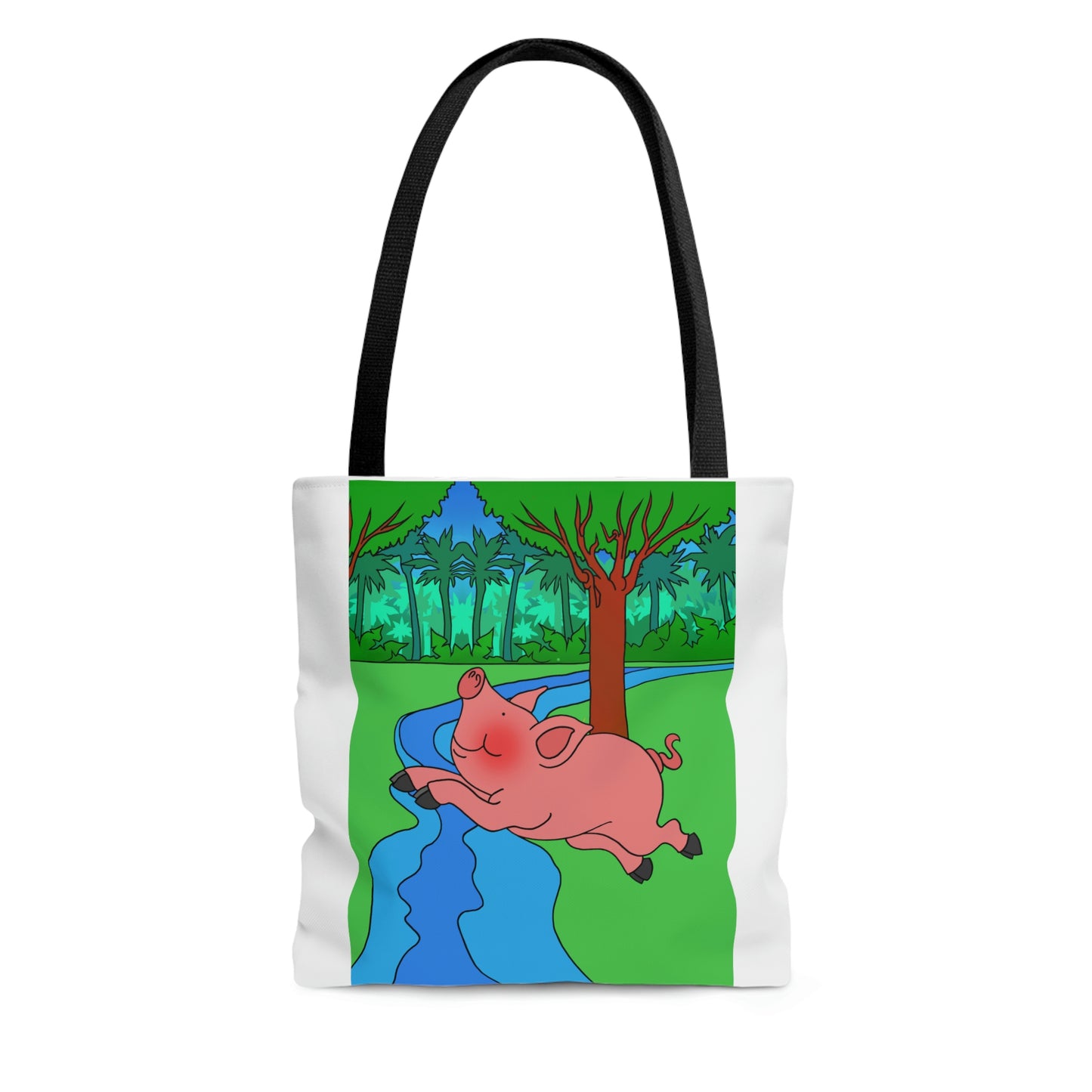 Anansi and the Market Pig! AOP Tote Bag