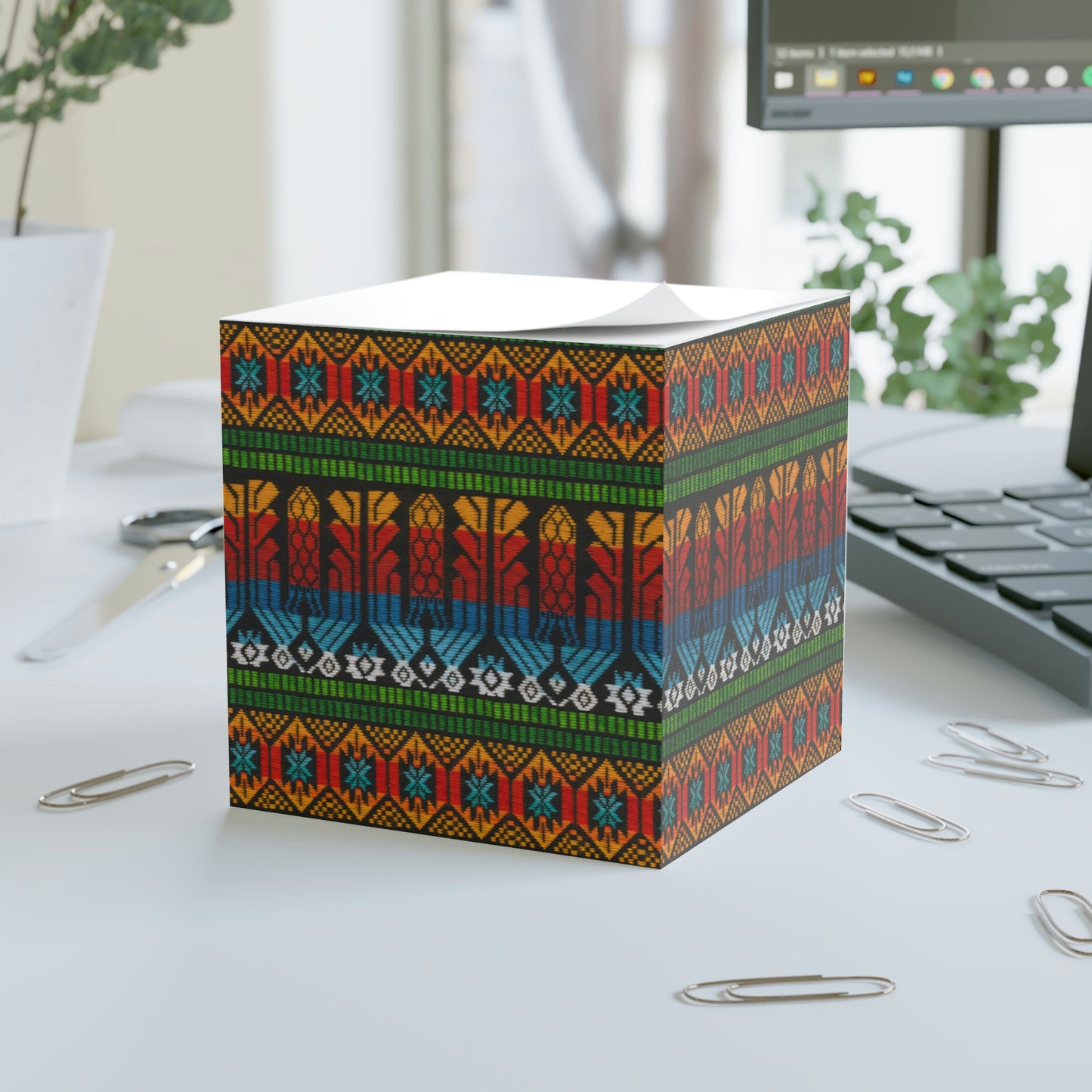 A Pack of Lies Fabric!! Note Cube