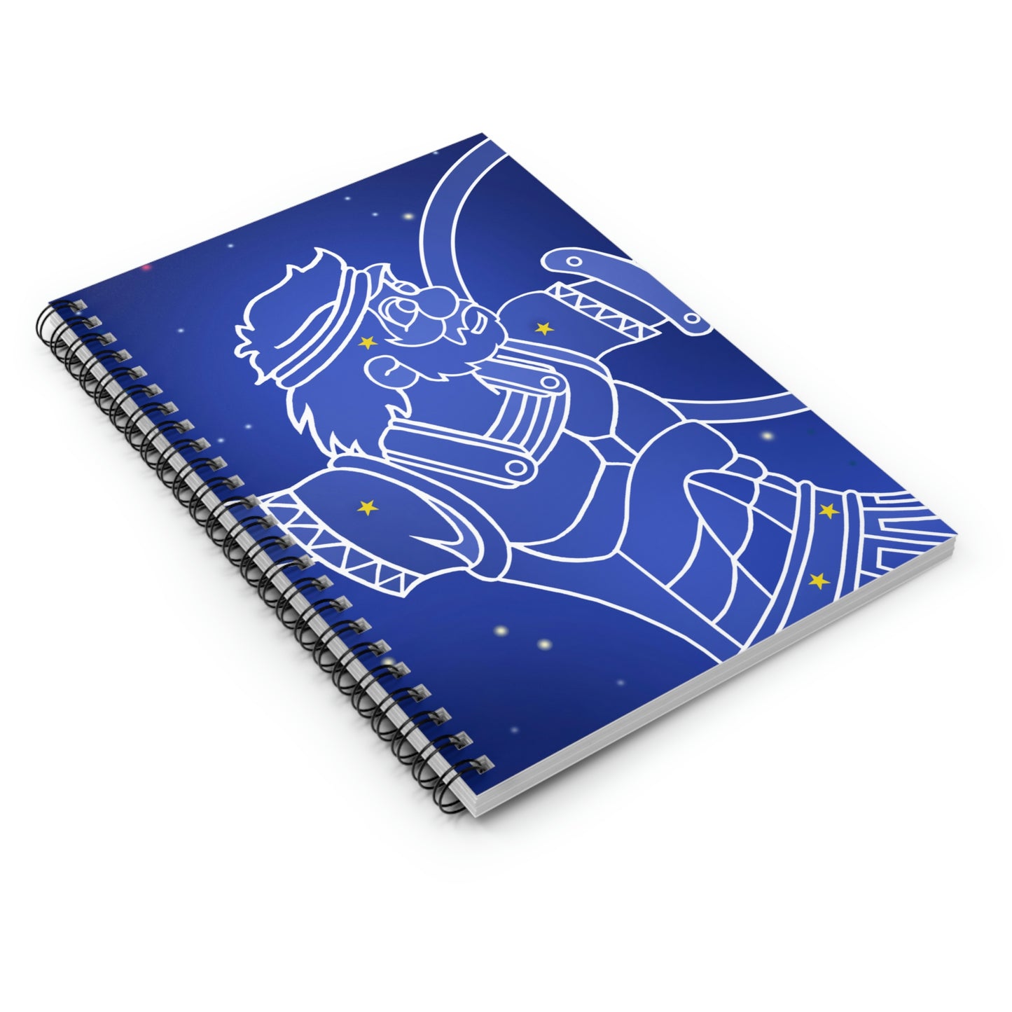 Triple Gratitude with Assorted Monsters!! Spiral Notebook - Ruled Line