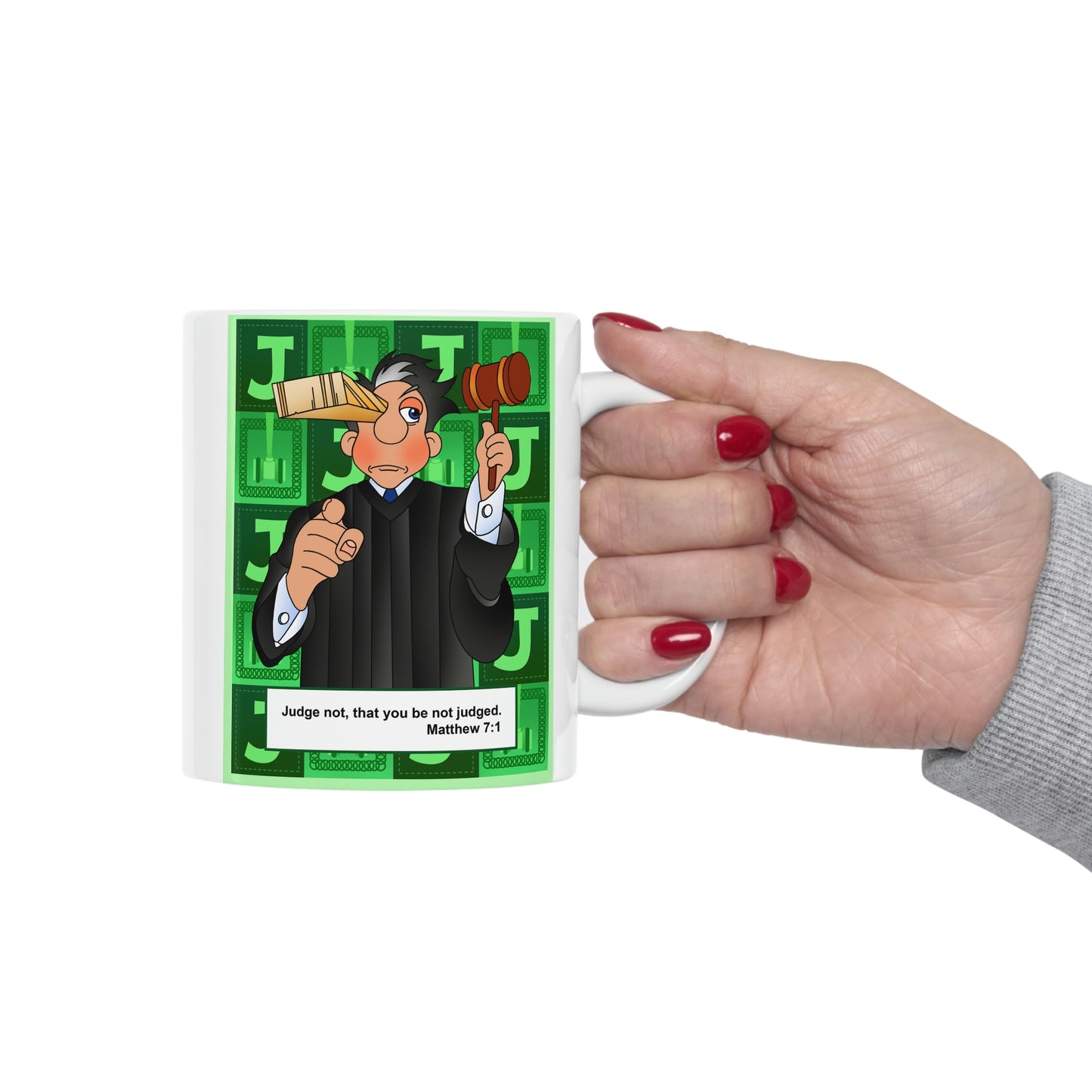 The Bible as Simple as ABC J Ceramic Mug 11oz