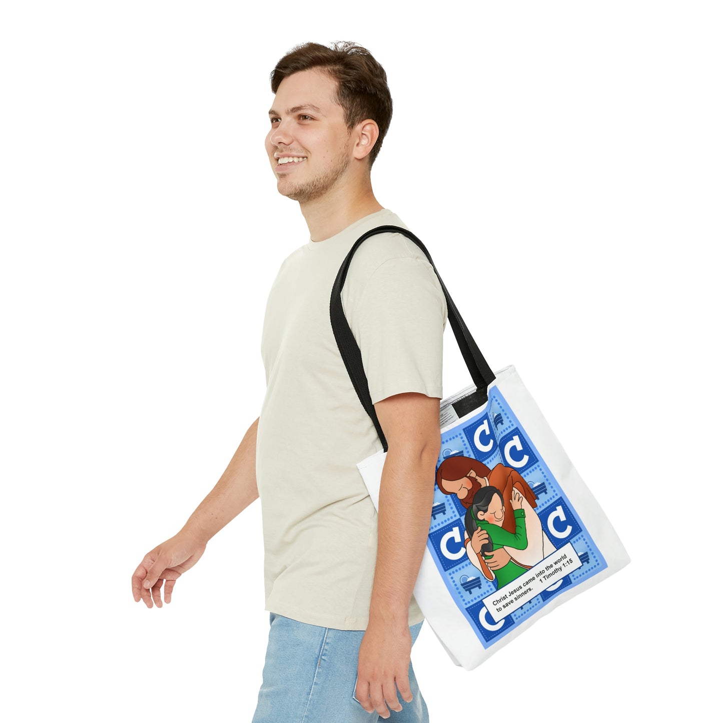 The Bible as Simple as ABC C AOP Tote Bag