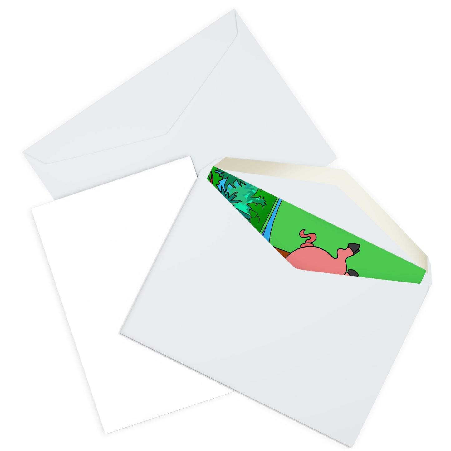 Anansi and the Market Pig! Greeting Cards (5 Pack)