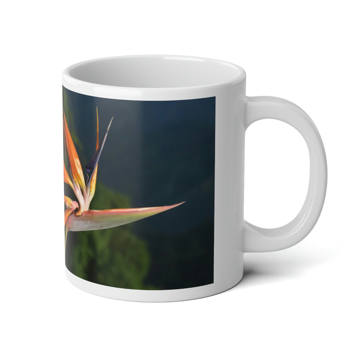 Flowers 26 Jumbo Mug, 20oz