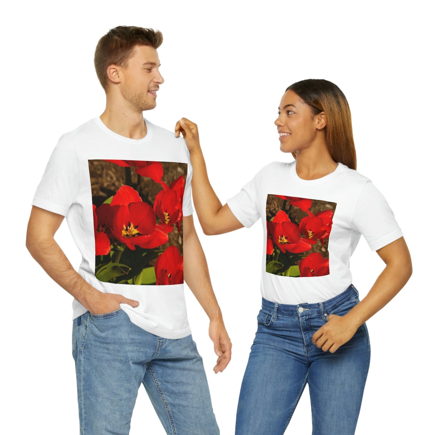 Flowers 05 Unisex Jersey Short Sleeve Tee