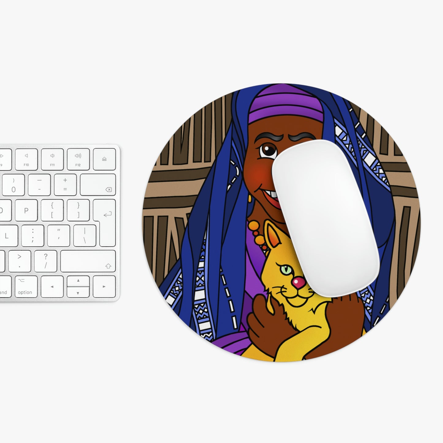 The Kitty Cat Cried Mouse Pad