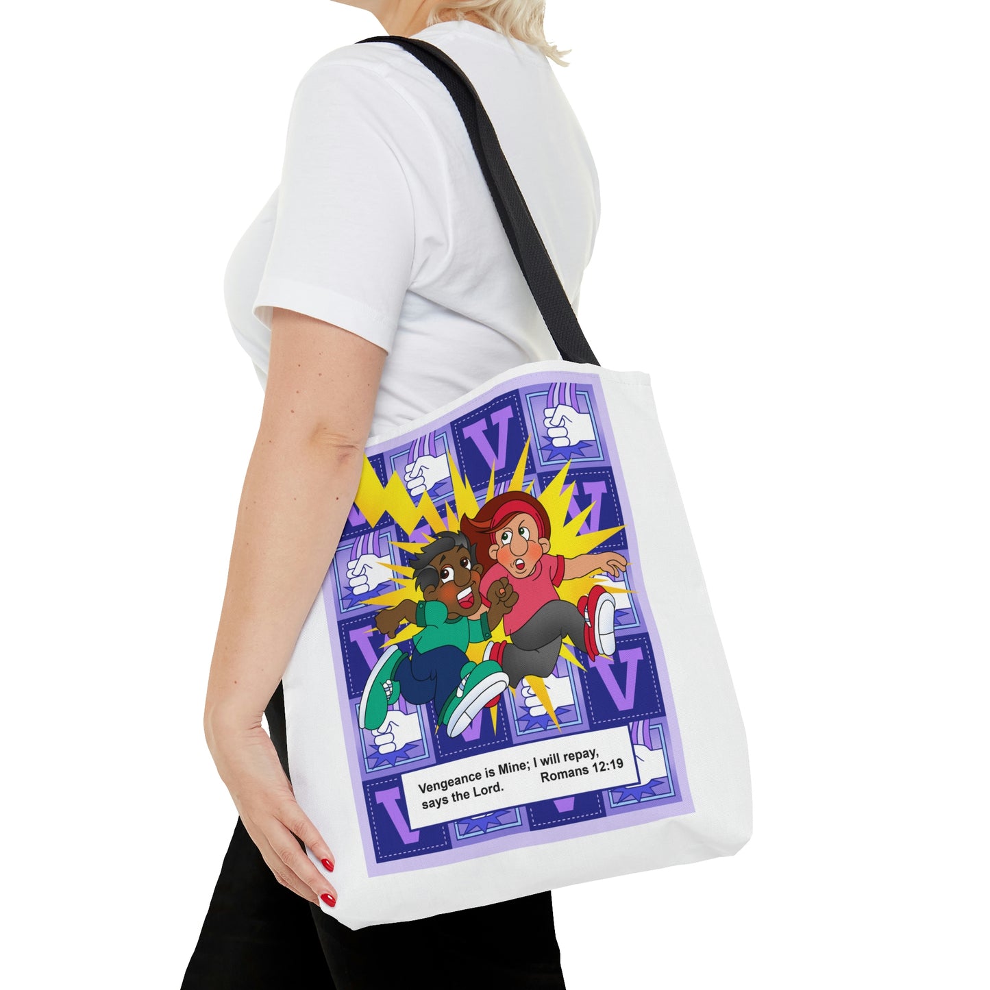 The Bible as Simple as ABC V AOP Tote Bag