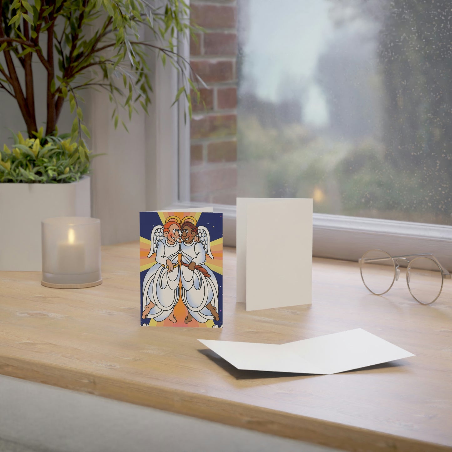 Hark and Harold Angel Sing Greeting Cards (1, 10, 30, and 50pcs)