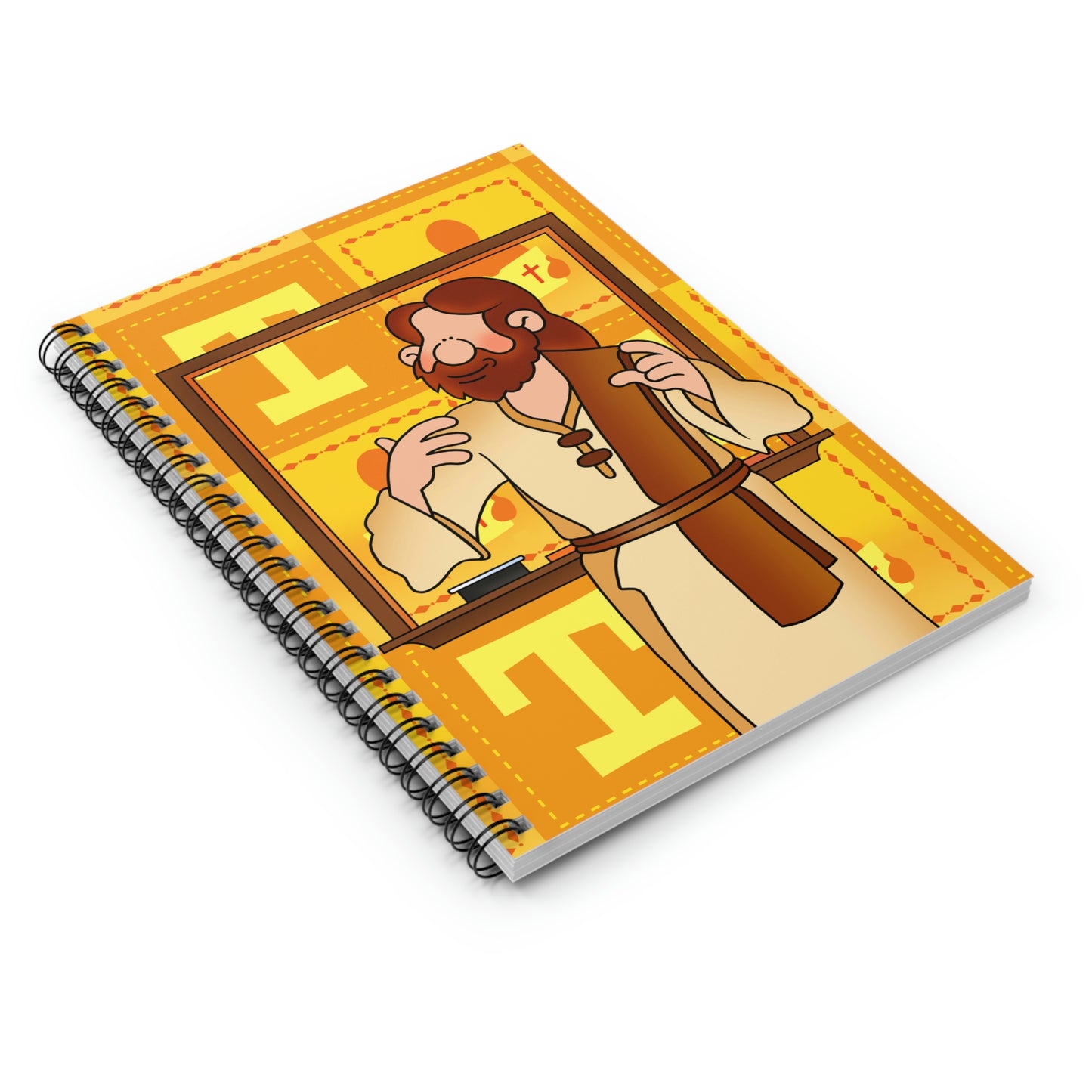 The Bible as Simple as ABC T Spiral Notebook - Ruled Line