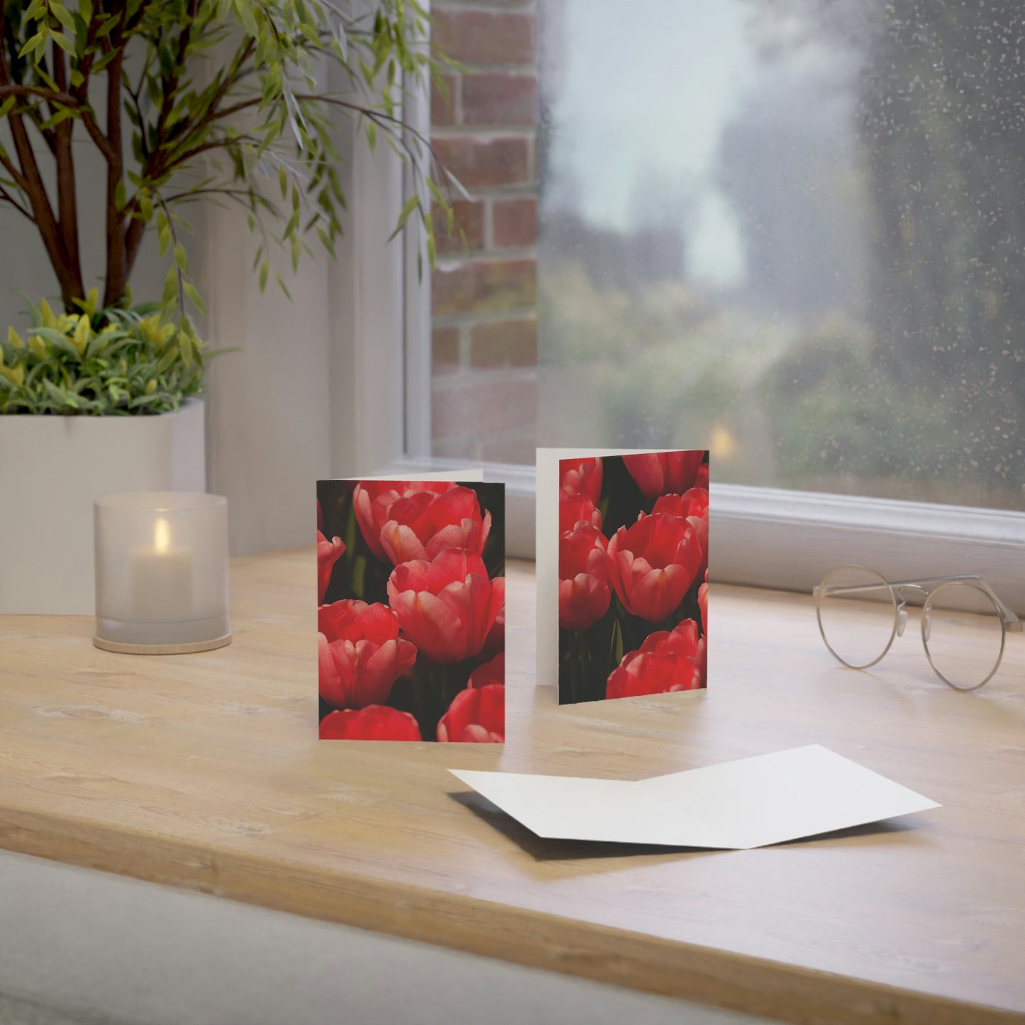 Flowers 07 Greeting Cards (1, 10, 30, and 50pcs)