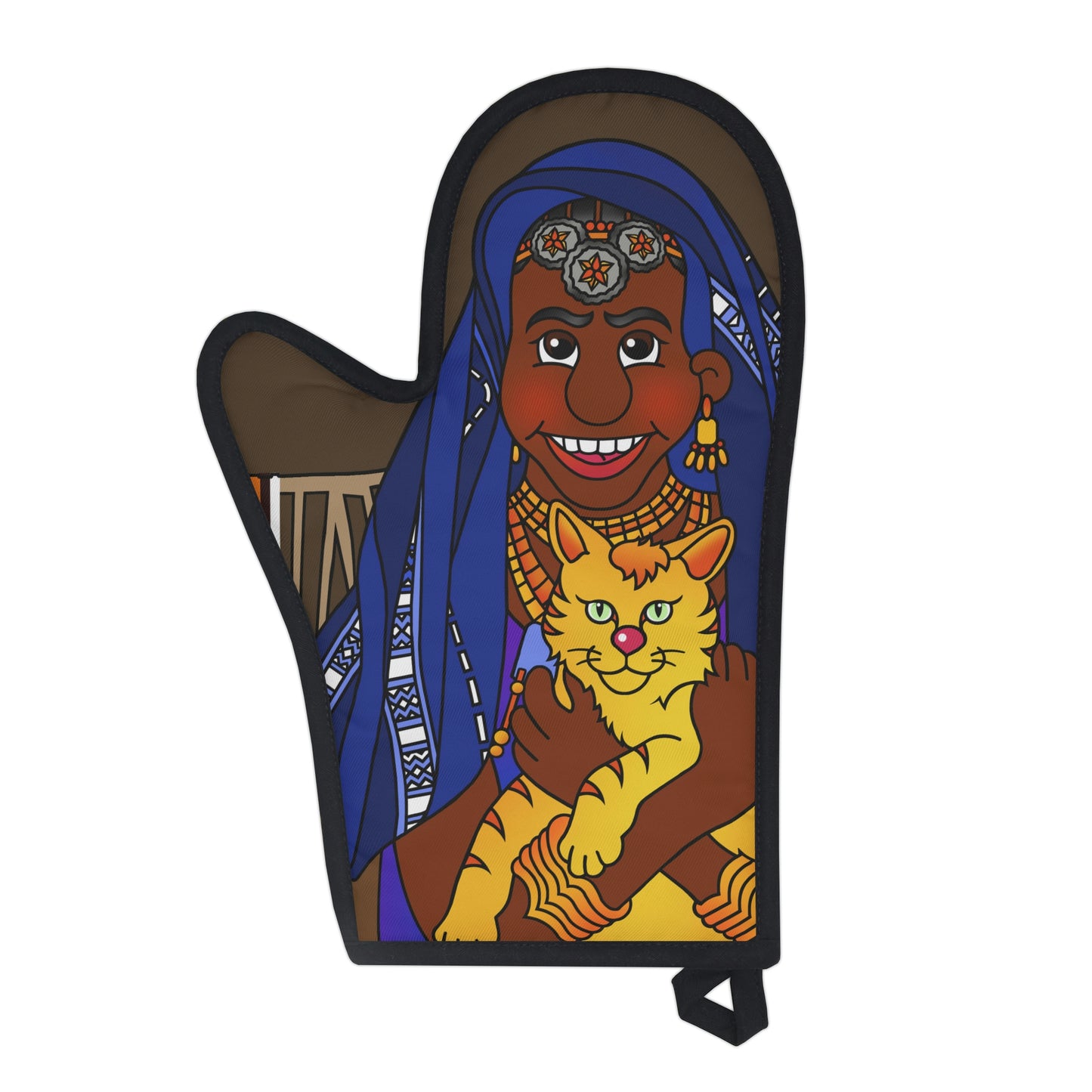 The Kitty Cat Cried Oven Glove