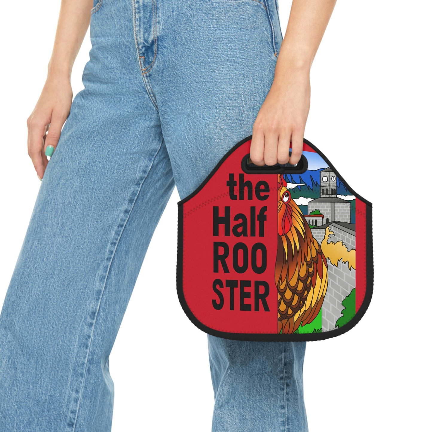 The Half Rooster Neoprene Lunch Bag