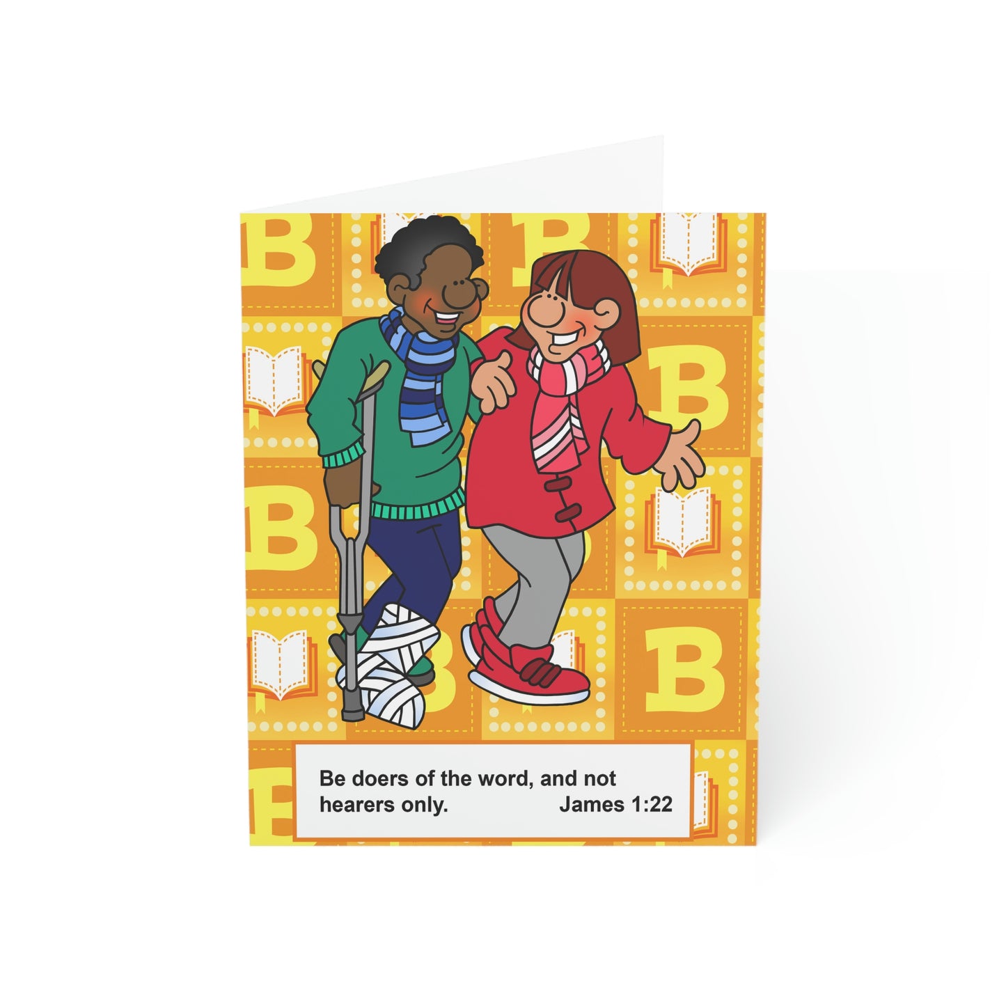 The Bible as Simple as ABC B Greeting Cards (1, 10, 30, and 50pcs)