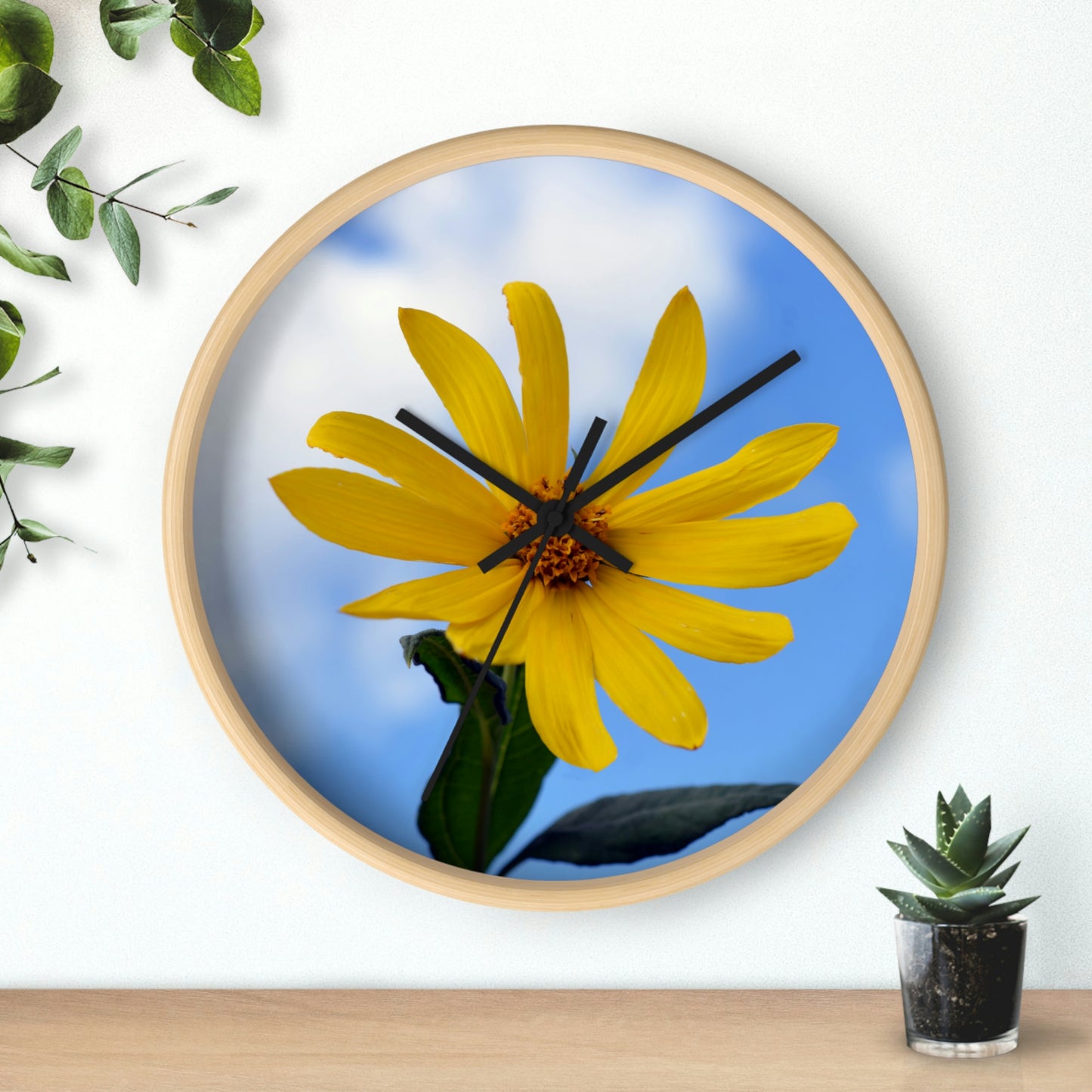 Flowers 32 Wall Clock