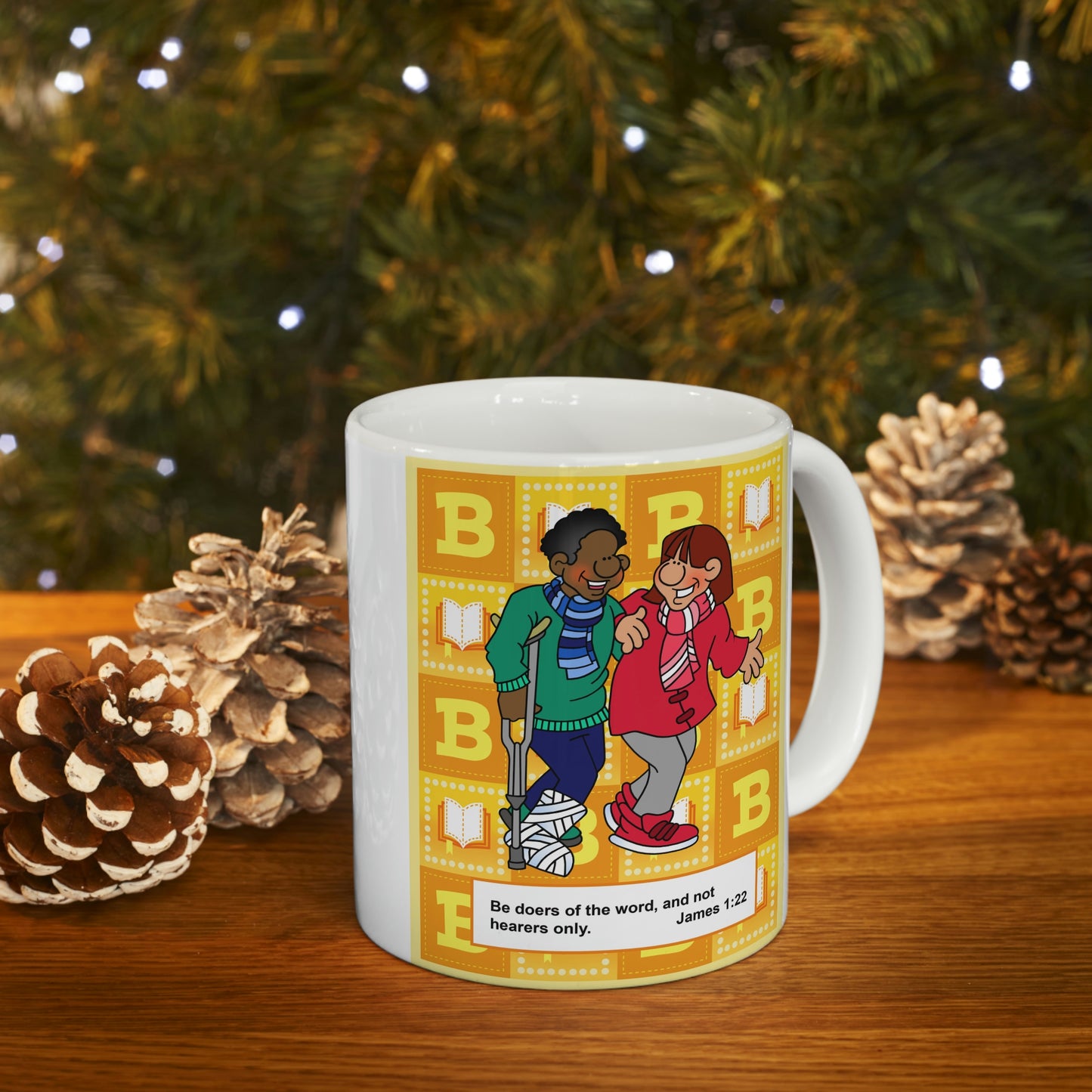The Bible as Simple as ABC B Ceramic Mug 11oz