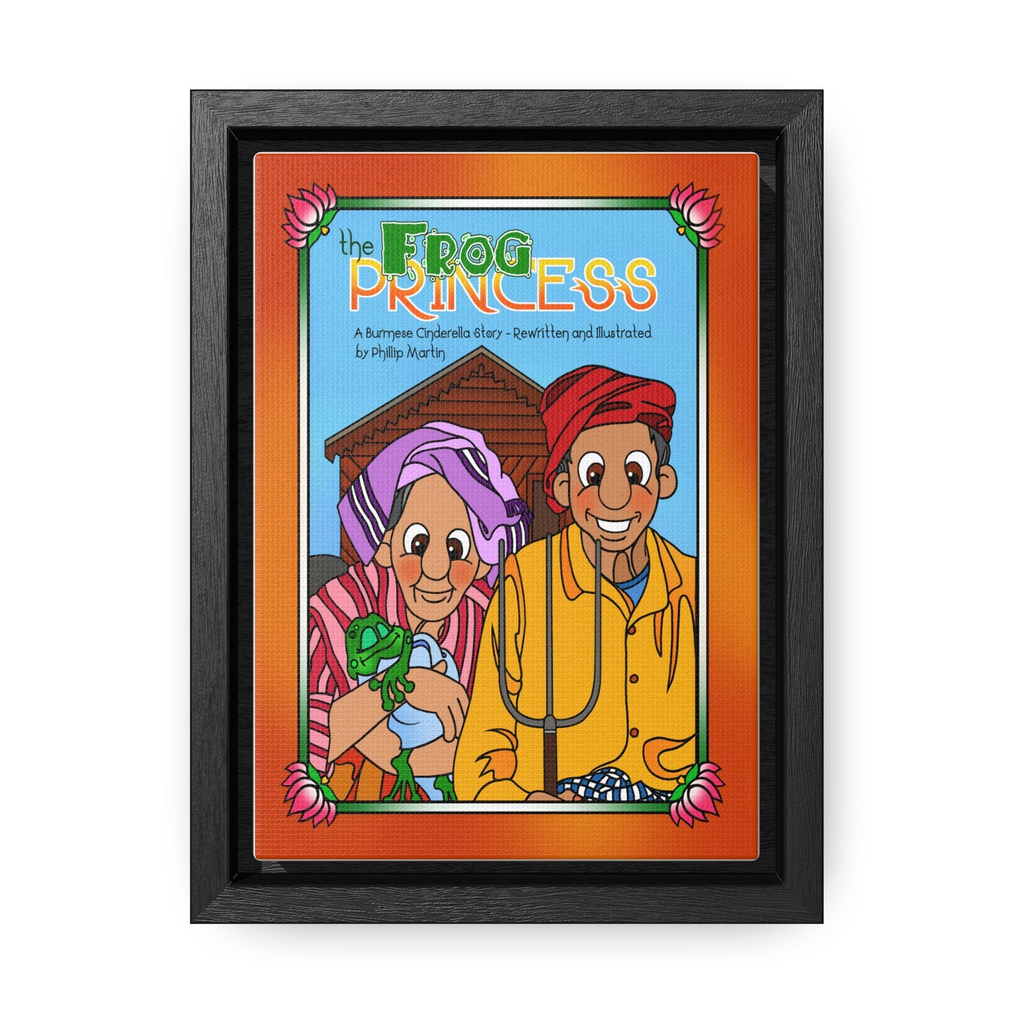 The Frog Princess Gallery Canvas Wraps, Vertical Frame