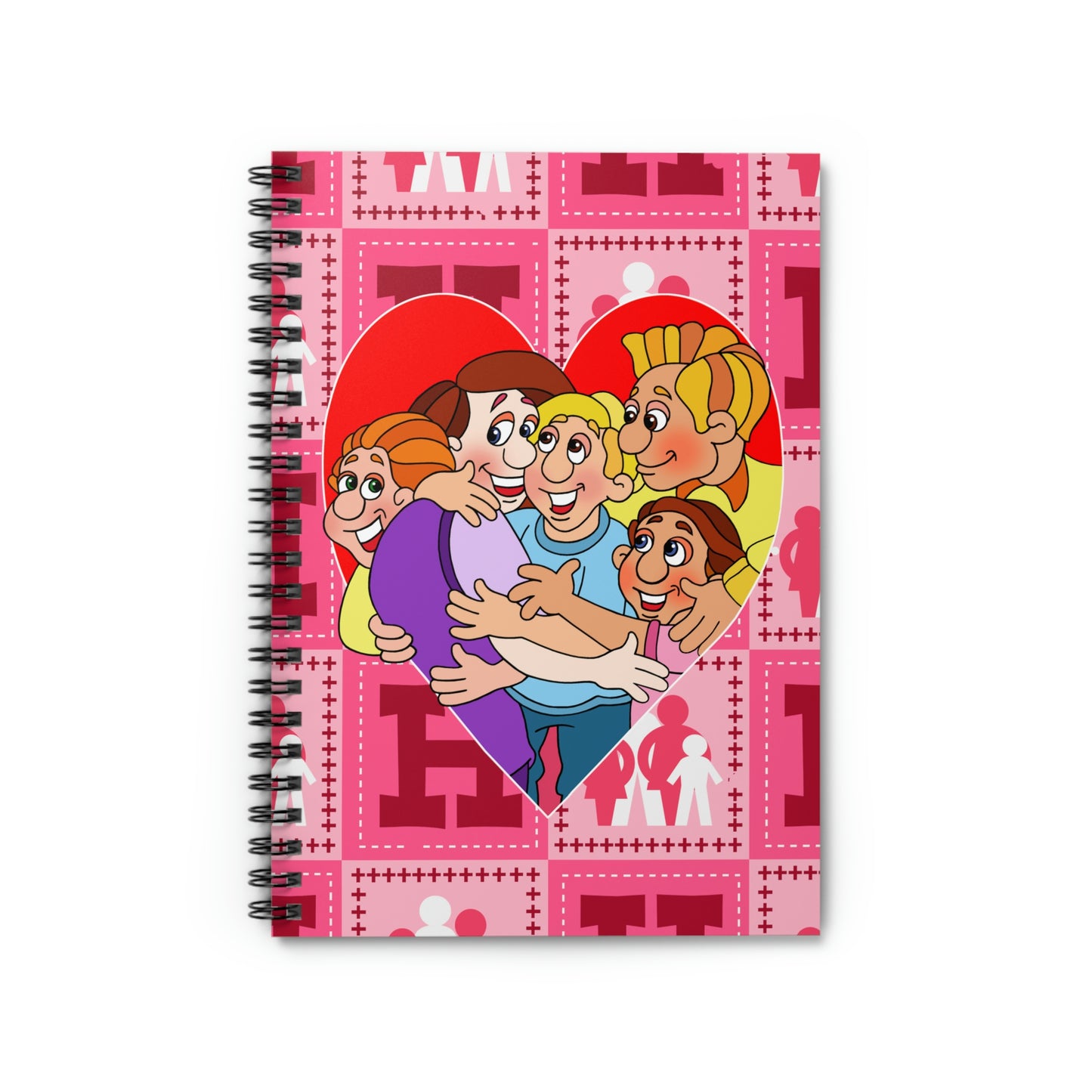 The Bible as Simple as ABC H Spiral Notebook - Ruled Line