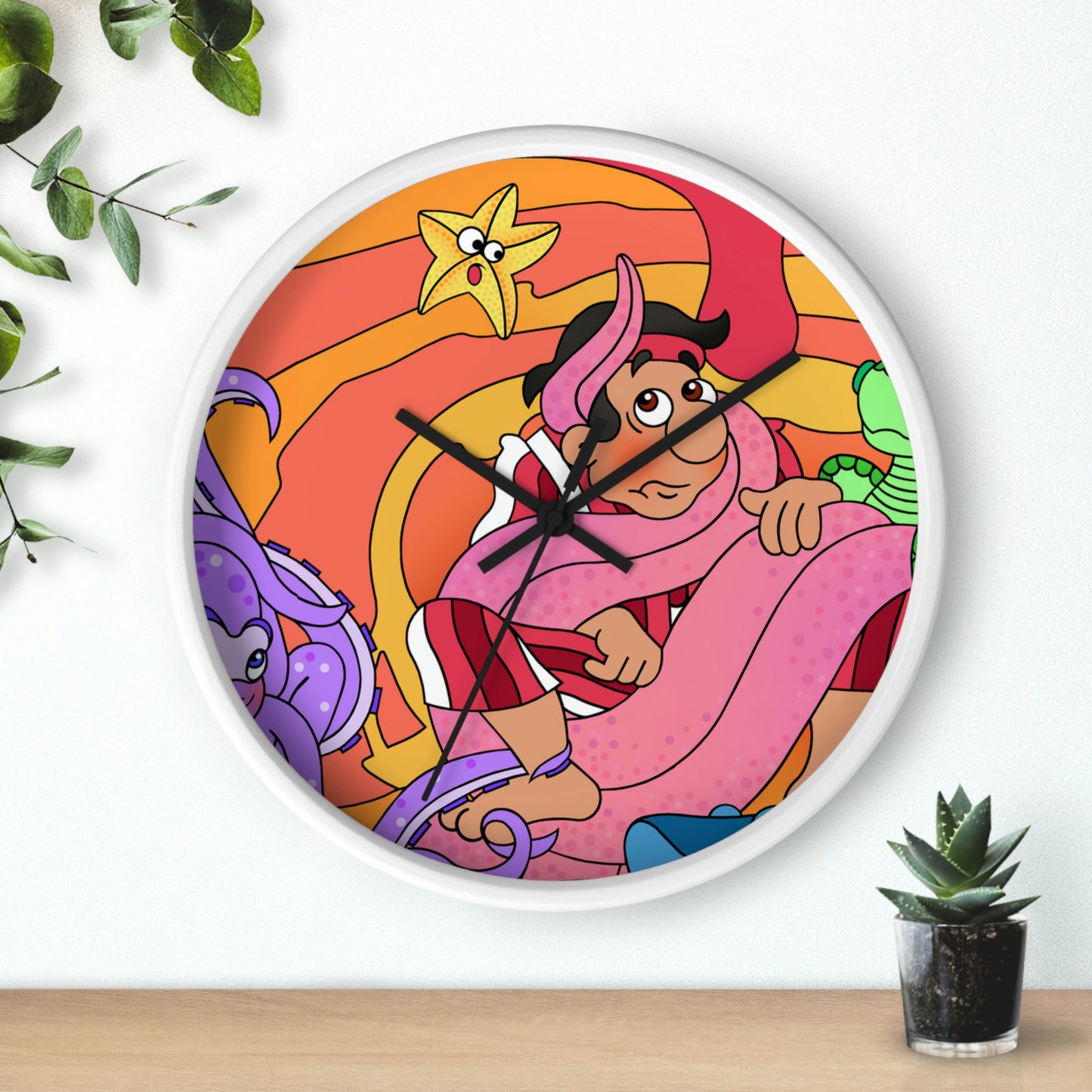 The Story of Jonah Wall clock