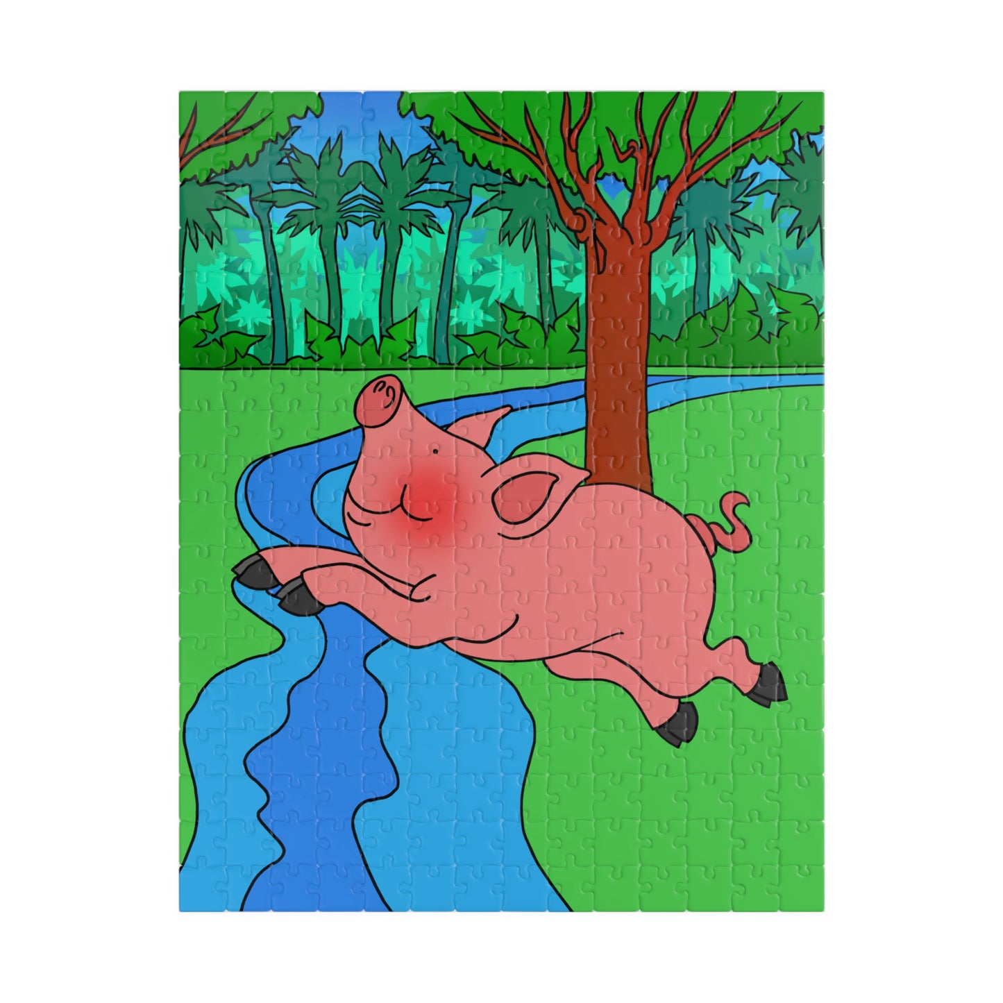 Anansi and the Market Pig! Puzzle (110, 252, 500, 1014-piece)