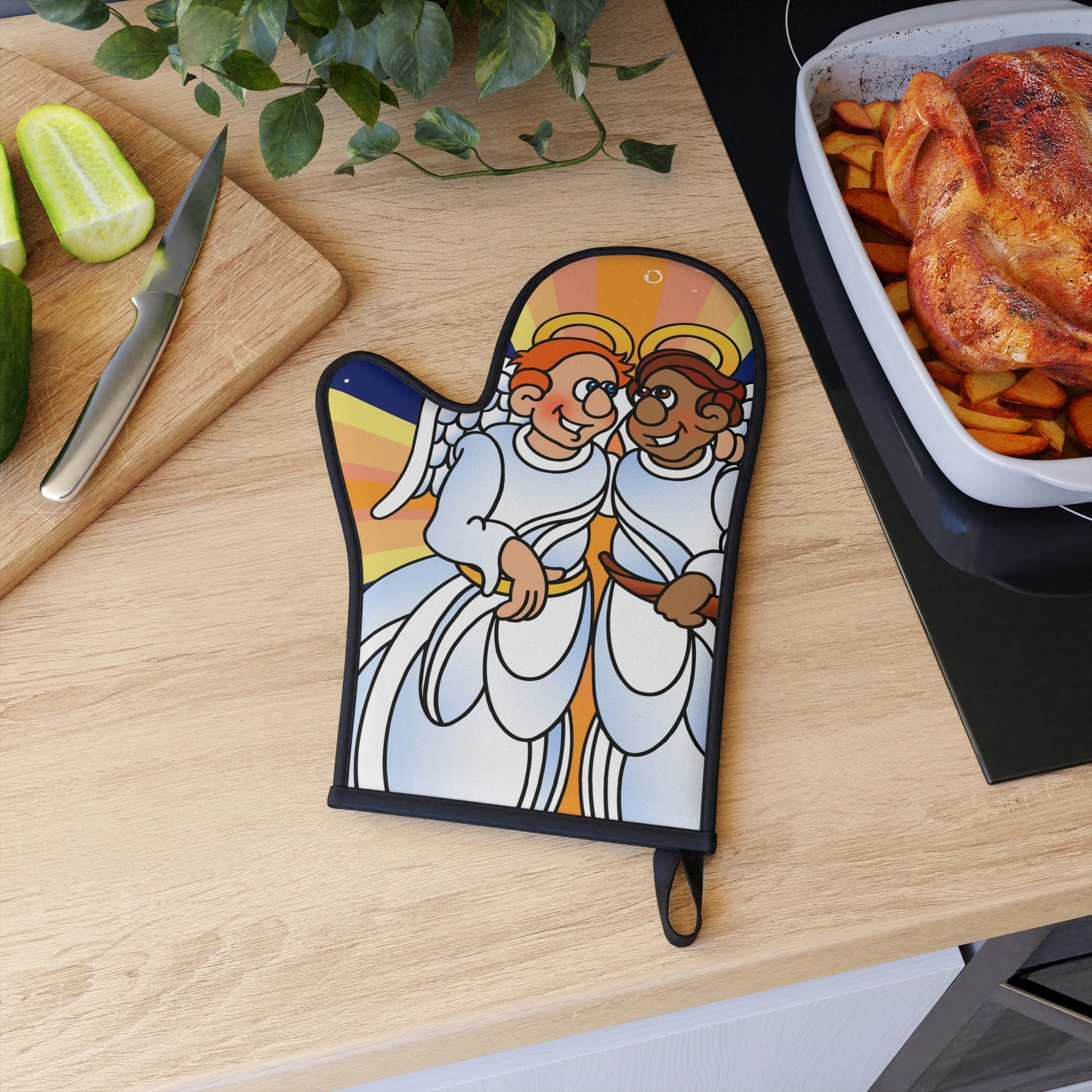 Hark and Harold Angel Sing Oven Glove