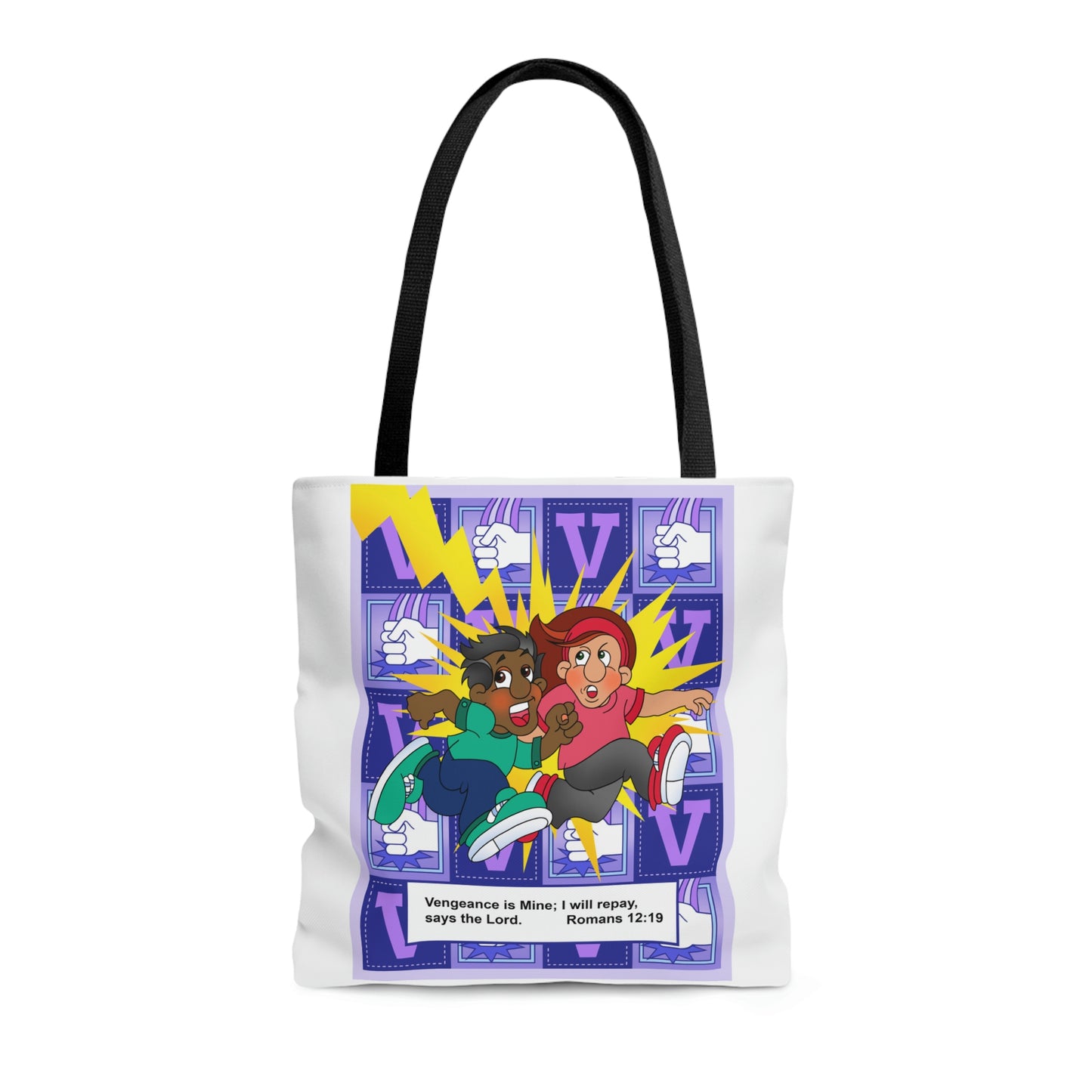 The Bible as Simple as ABC V AOP Tote Bag