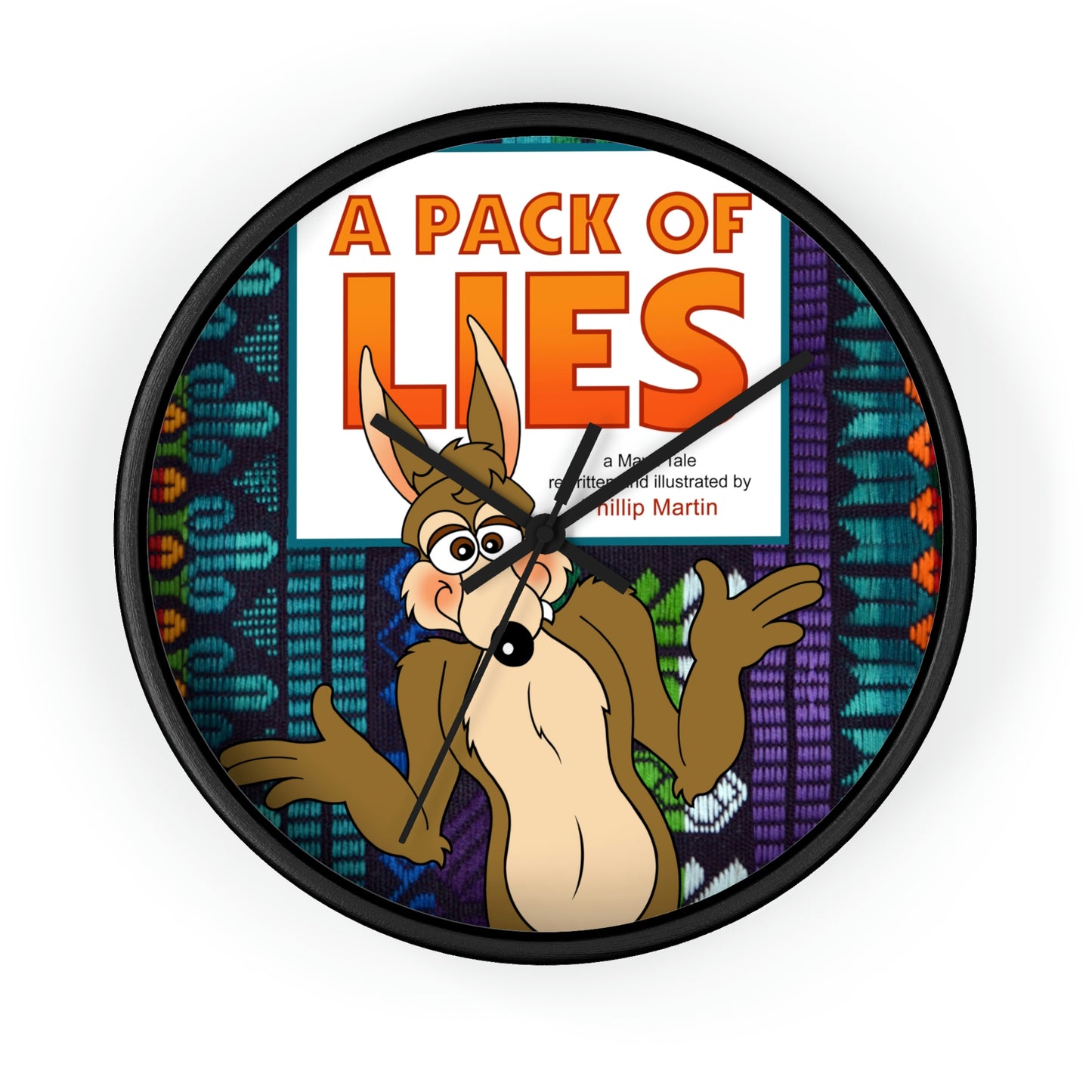 A Pack of Lies Wall clock