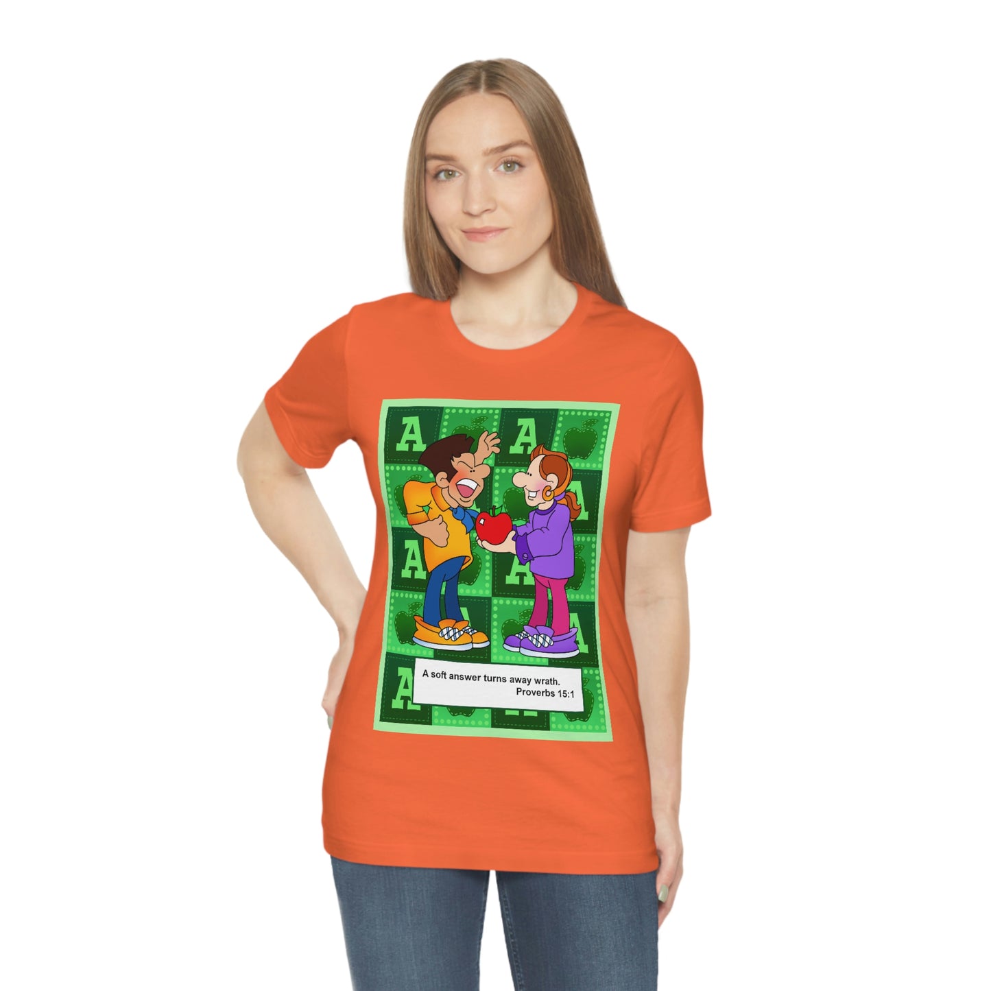 The Bible as Simple as ABC A Unisex Jersey Short Sleeve Tee