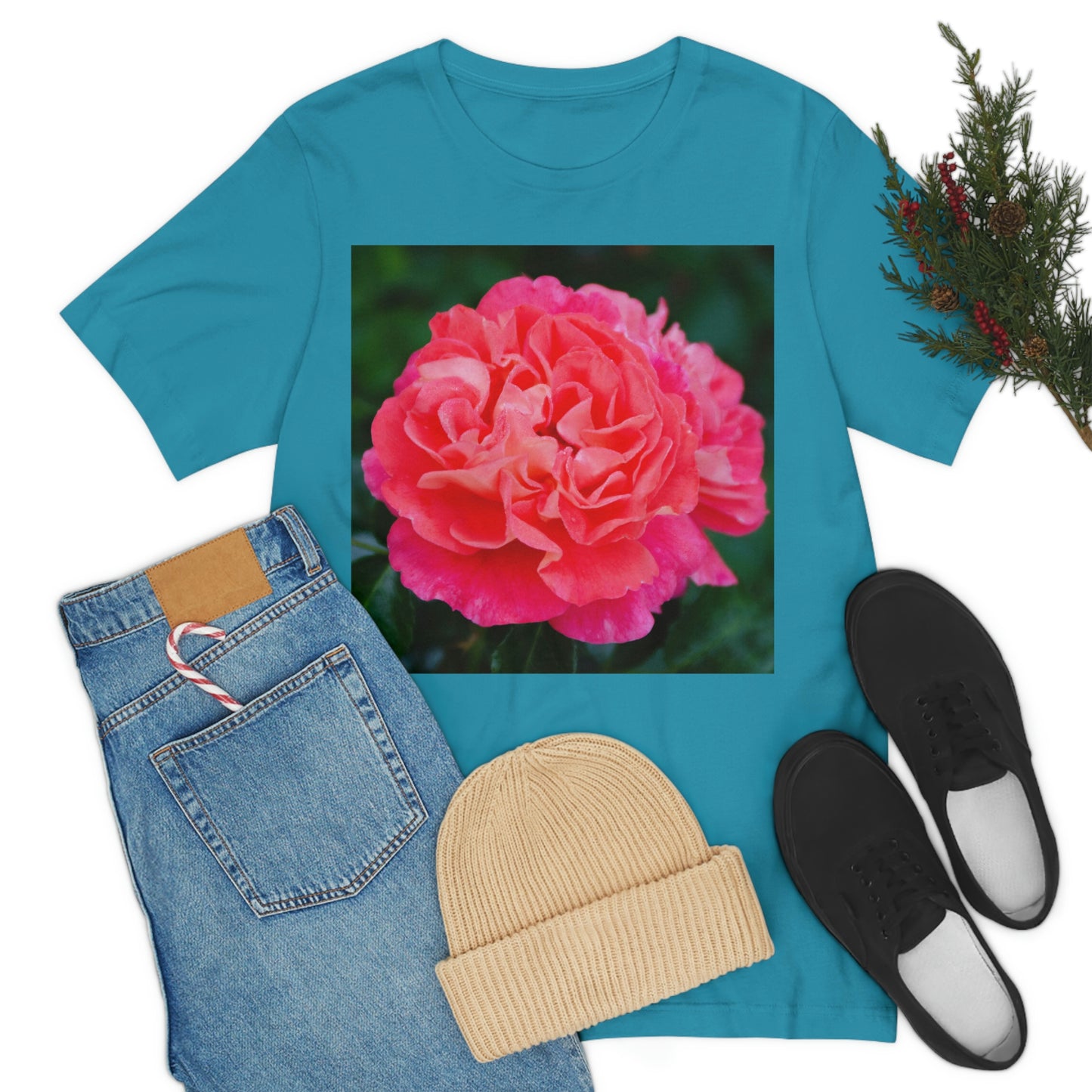 Flowers 08 Unisex Jersey Short Sleeve Tee