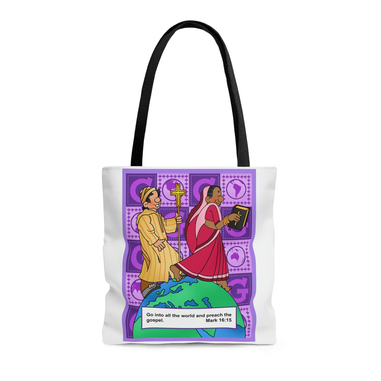 The Bible as Simple as ABC G AOP Tote Bag