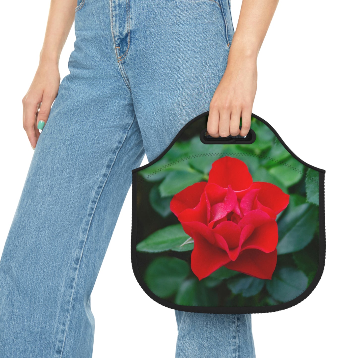 Flowers 07 Neoprene Lunch Bag