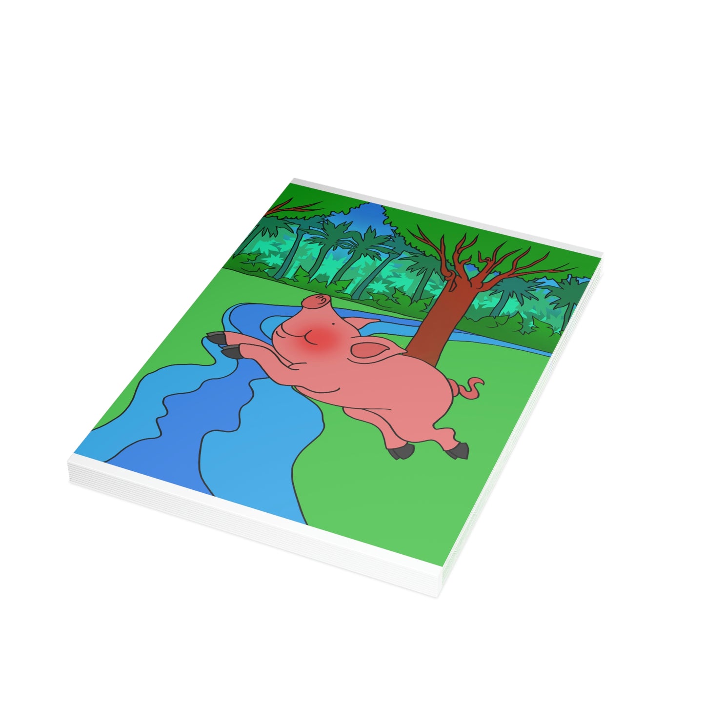 Anansi and the Market Pig! Greeting Card Bundles (envelopes not included)