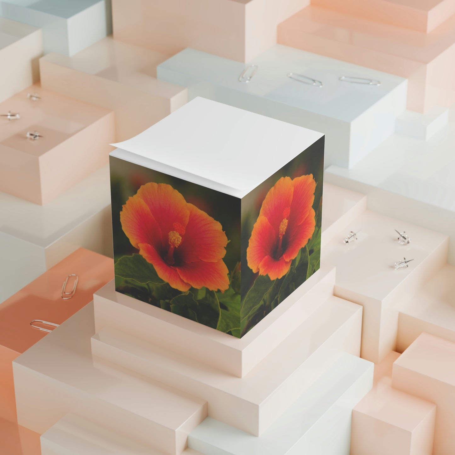Flower 33 Note Cube