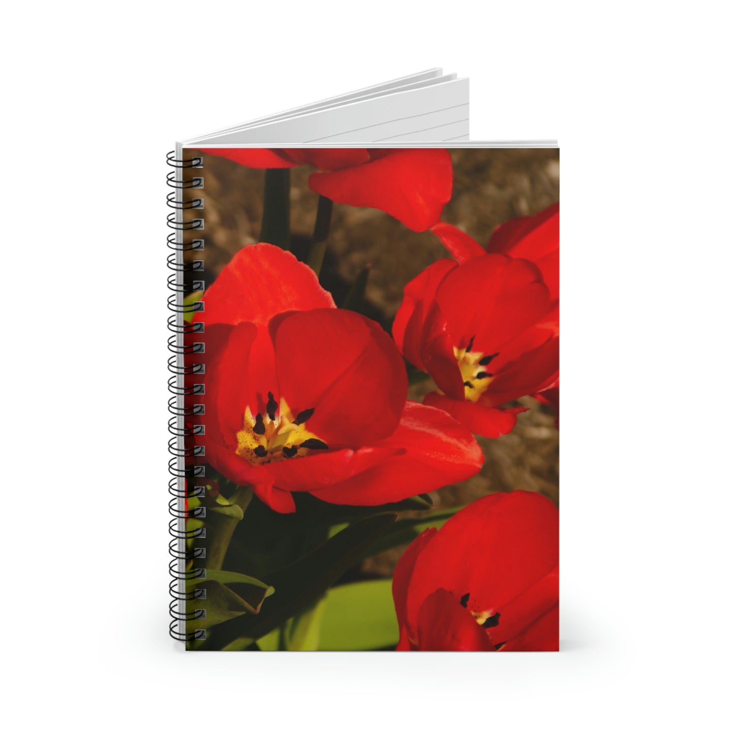 Flowers 05 Spiral Notebook - Ruled Line