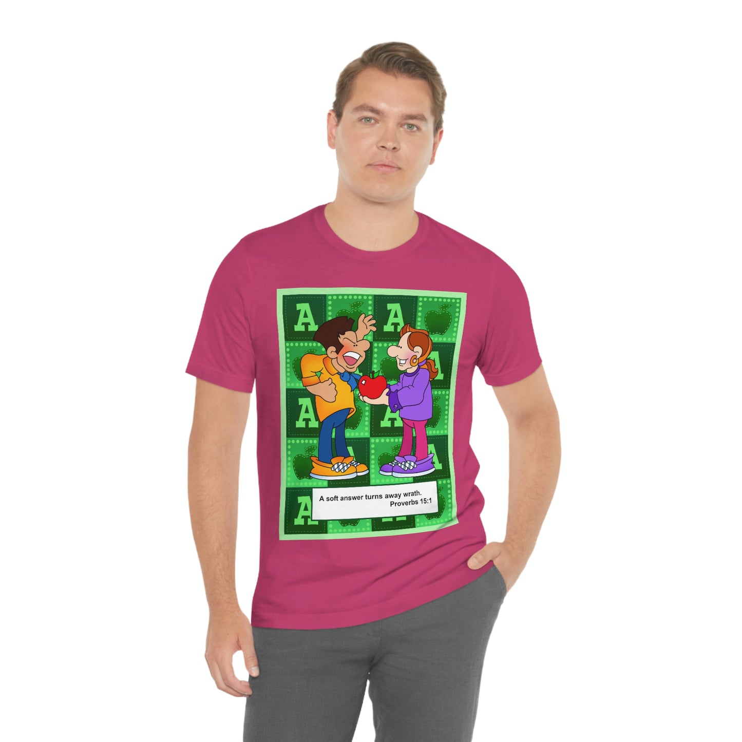 The Bible as Simple as ABC A Unisex Jersey Short Sleeve Tee