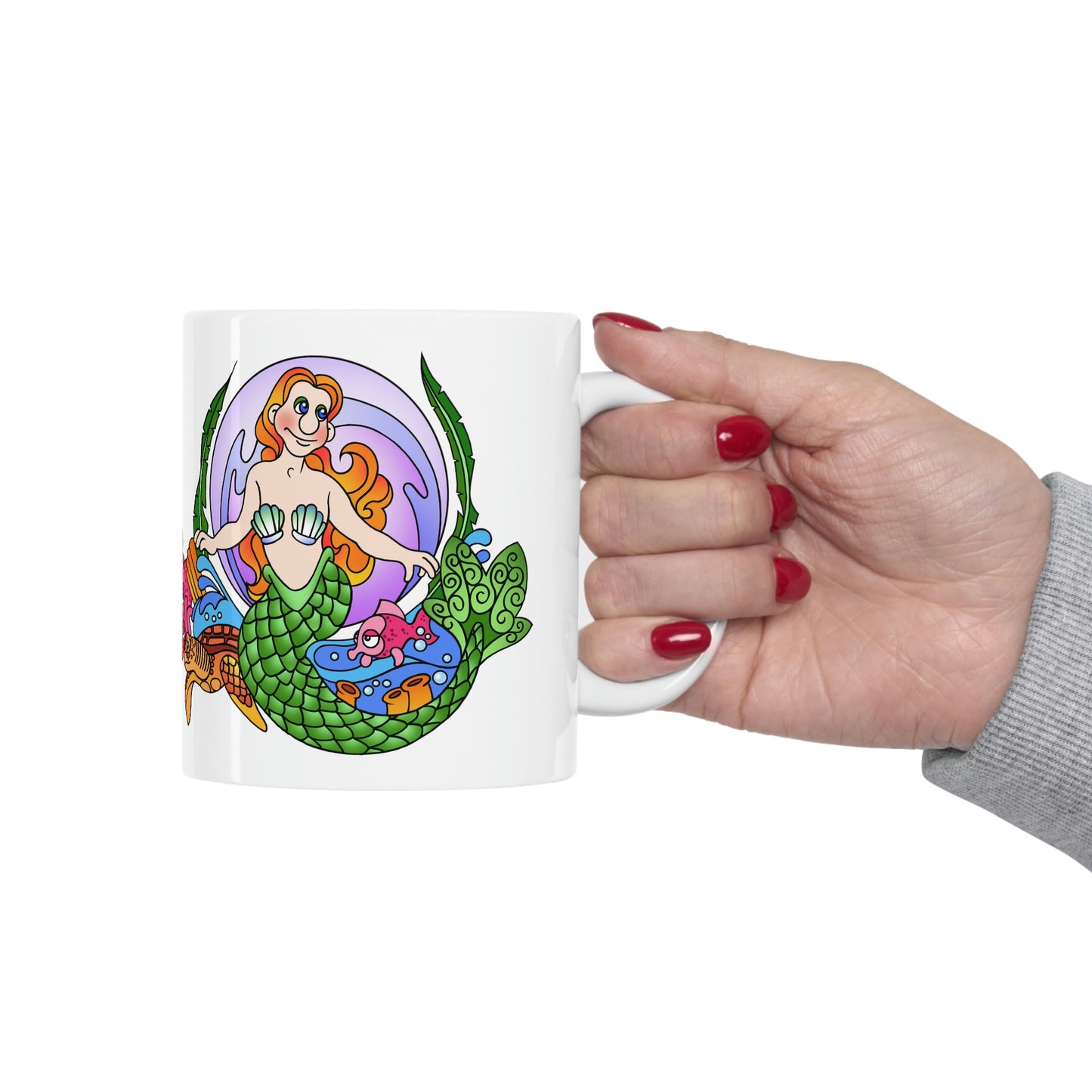 Mermaid Ceramic Mug 11oz
