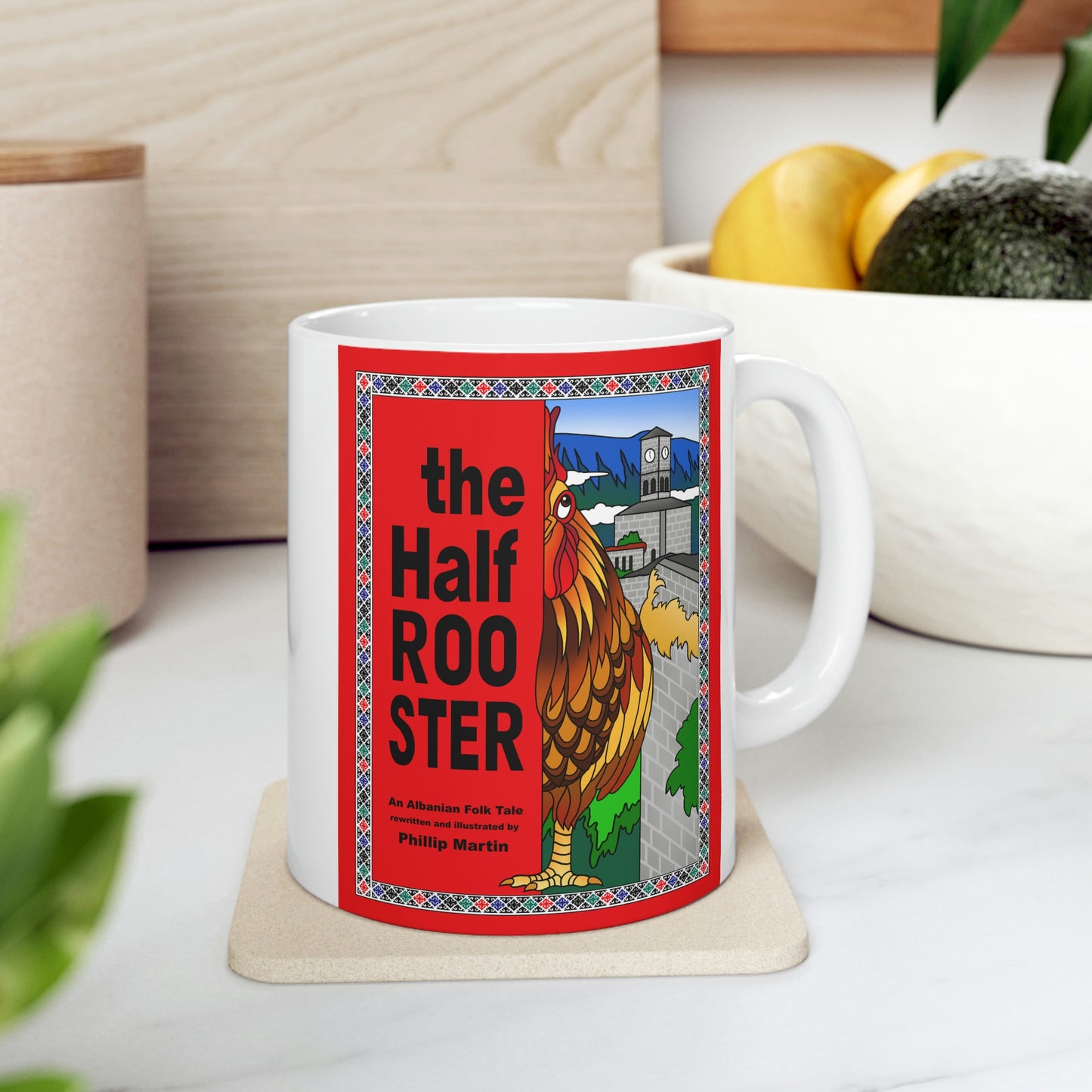 The Half Rooster Ceramic Mug 11oz