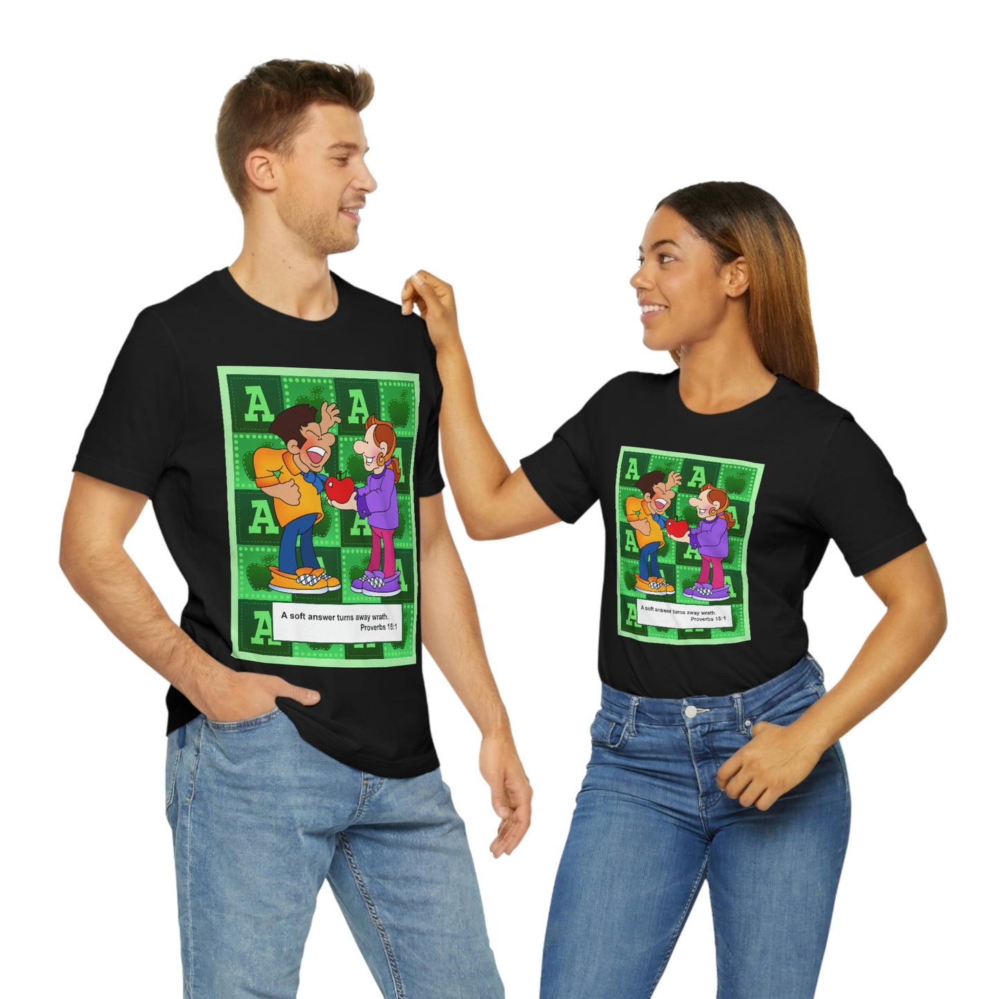 The Bible as Simple as ABC A Unisex Jersey Short Sleeve Tee