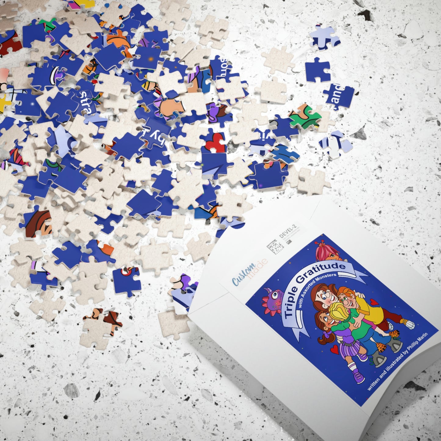 Triple Gratitude with Assorted Monsters Puzzle (110, 252, 500, 1014-piece)