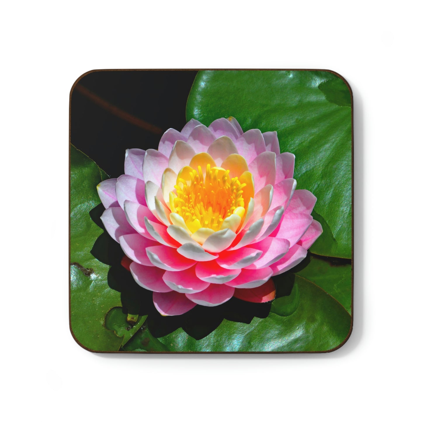 Flowers 25 Hardboard Back Coaster