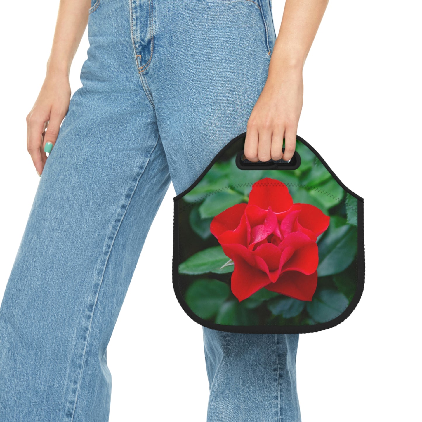 Flowers 07 Neoprene Lunch Bag