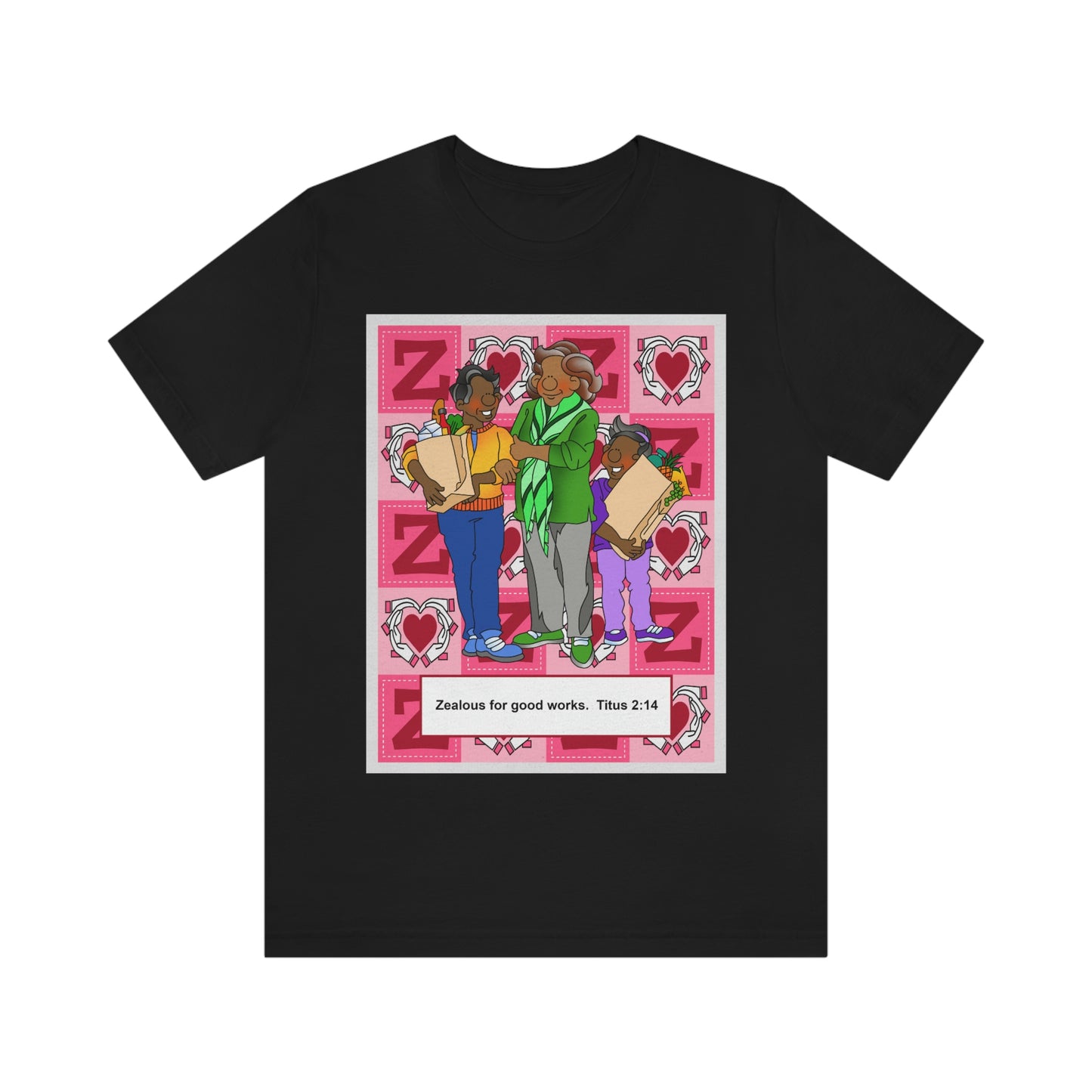 The Bible as Simple as ABC Z Unisex Jersey Short Sleeve Tee