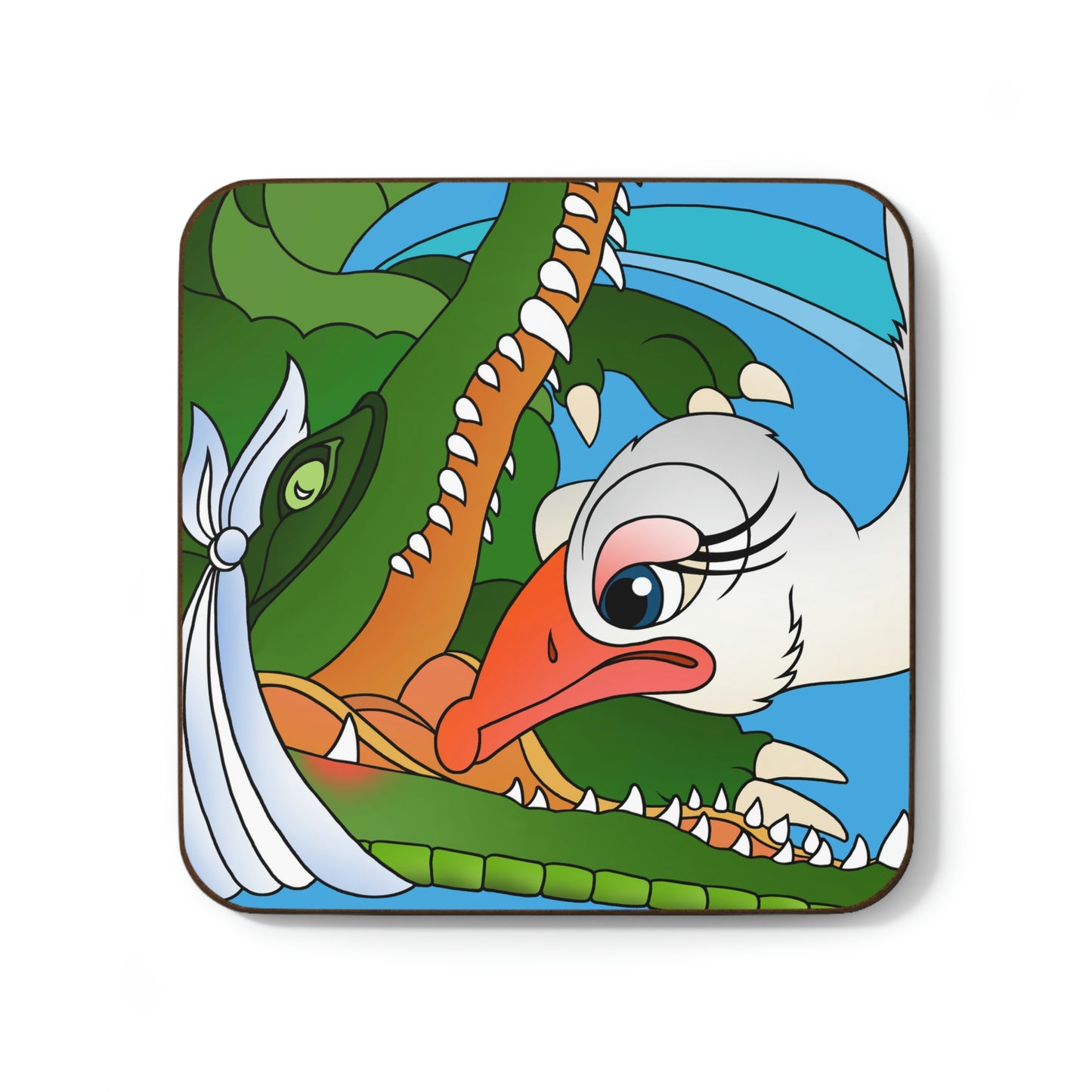 Once Upon Southern Africa! Hardboard Back Coaster